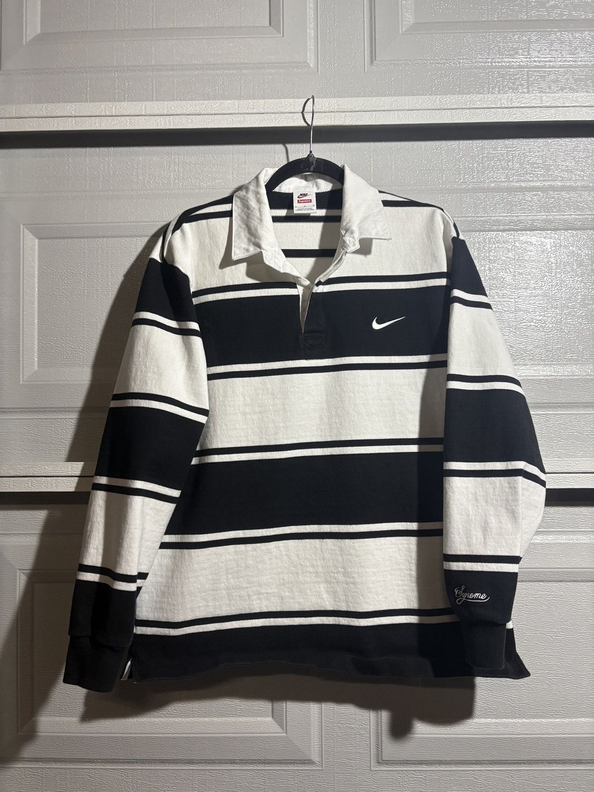 Supreme Striped Rugby | Grailed