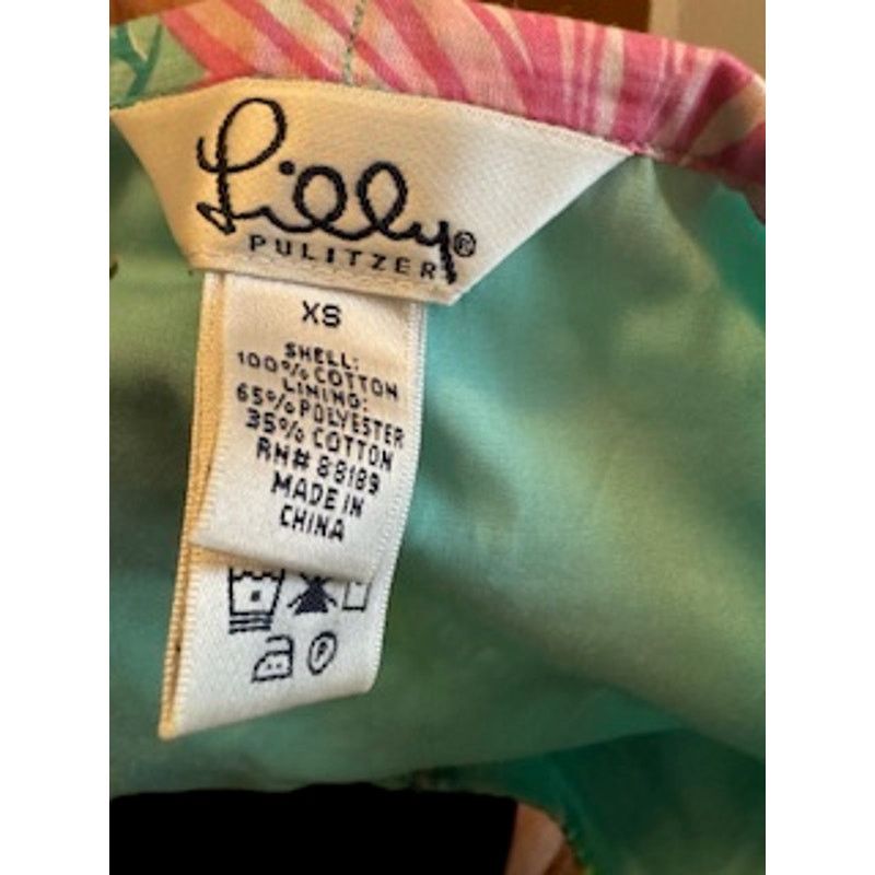 Lilly Pulitzer Lilly Pulitzer Bliss Blue Lazy Paisley Tiered Skirt XS Size 26" / US 2 / IT 38 - 3 Thumbnail