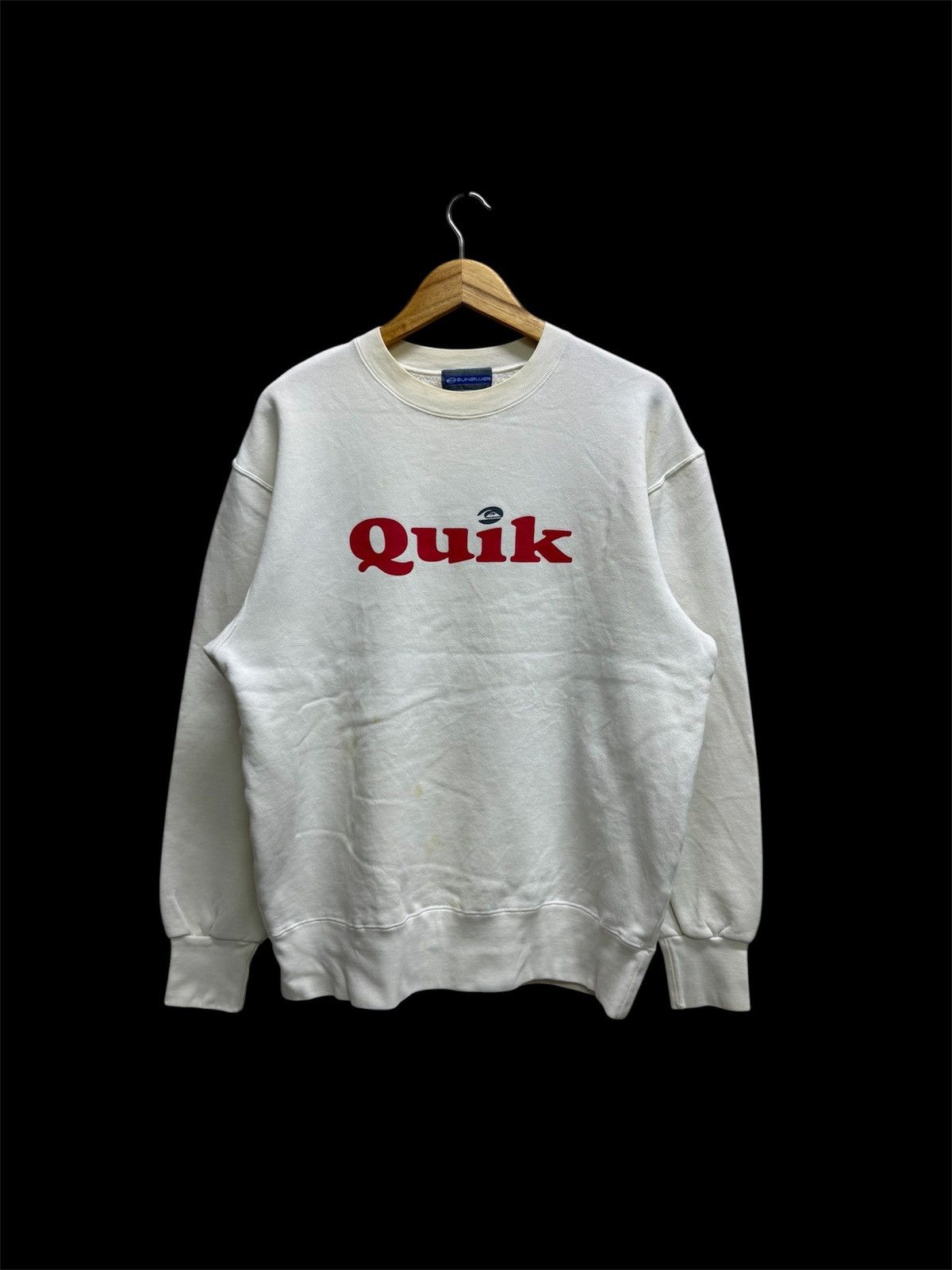Quiksilver Vintage Quiksilver Spellout Logo Sweatshirt Size US L / EU 52-54 / 3 - 1 Thumbnail