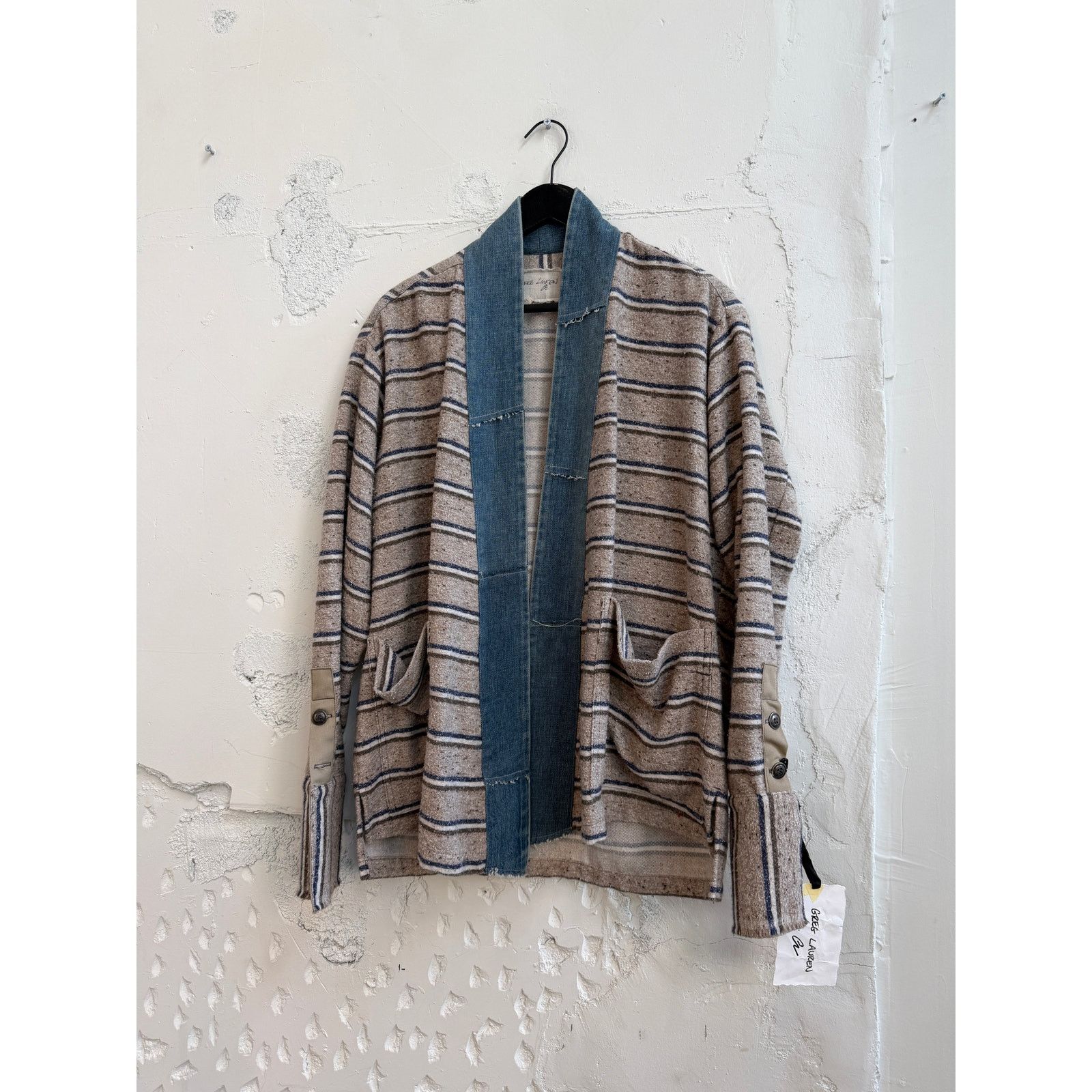 Greg Lauren Greg Lauren SAMPLE Striped GL1 kimono Size US XL / EU 56 / 4 - 1 Thumbnail
