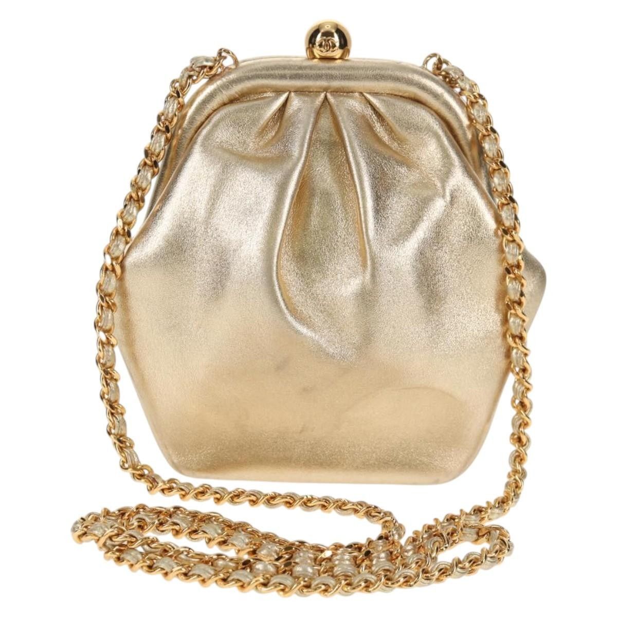 Chanel Chanel Vintage Timeless Kisslock Coin Purse Leather Size ONE SIZE - 1 Thumbnail