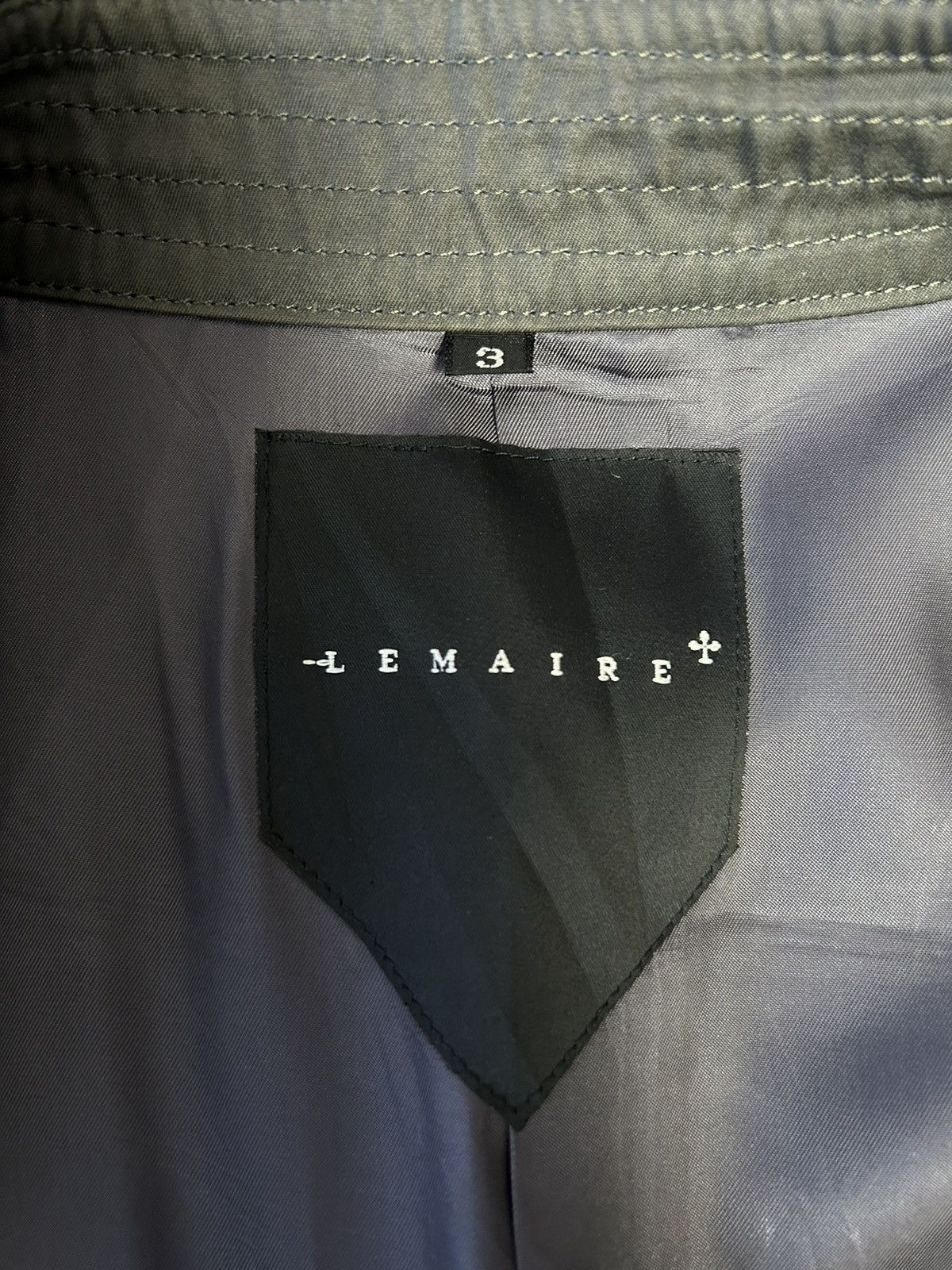 Designer × Lemaire LEMAIRE DARK GREY TRENCH COAT Size US M / EU 48-50 / 2 - 5 Thumbnail