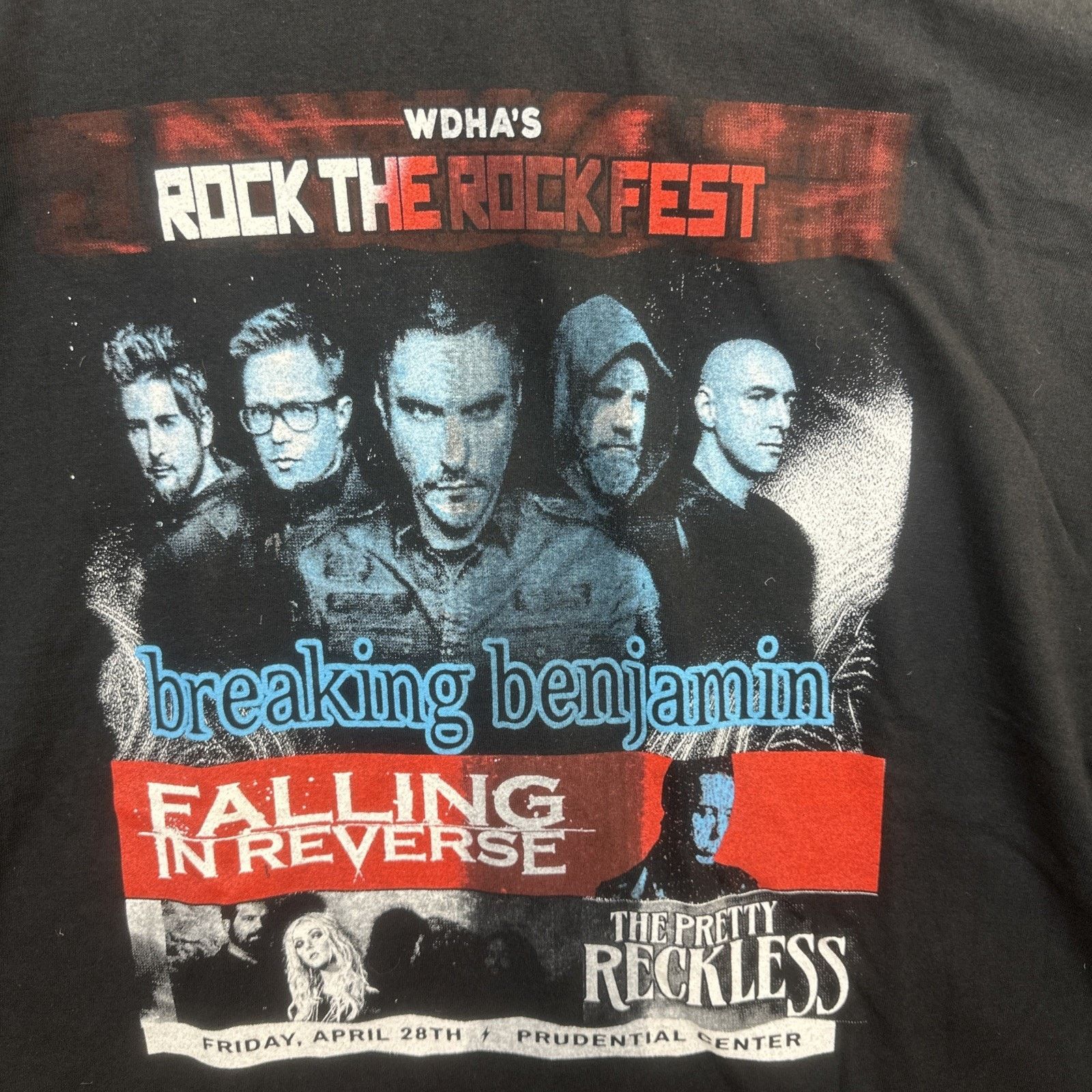 Fruit Of The Loom Breaking Benjamin Falling In Reverse Band T Shirt 2023 3 XL Size US XXL / EU 58 / 5 - 2 Thumbnail