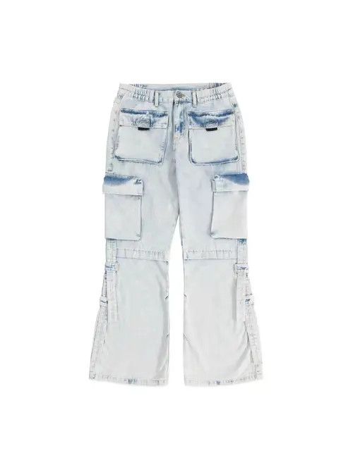 VIBE Street heavy wash multi-pocket micro-flared jeans Size US 32 / EU 48 - 5 Thumbnail