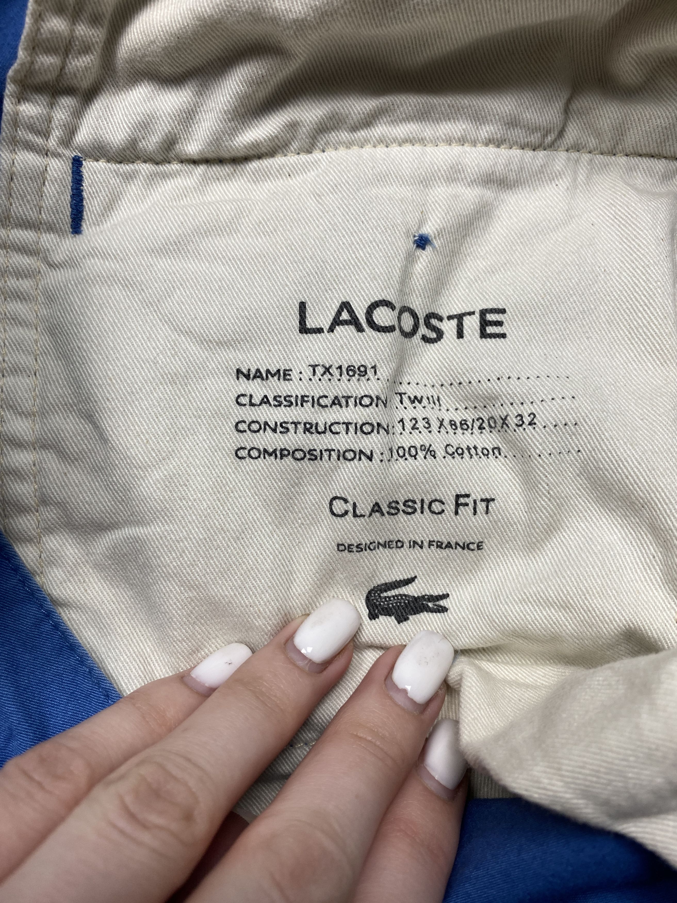 Lacoste × Vintage Lacoste Vintage Mens Classic Chino Shorts Size US 32 / EU 48 - 6 Thumbnail