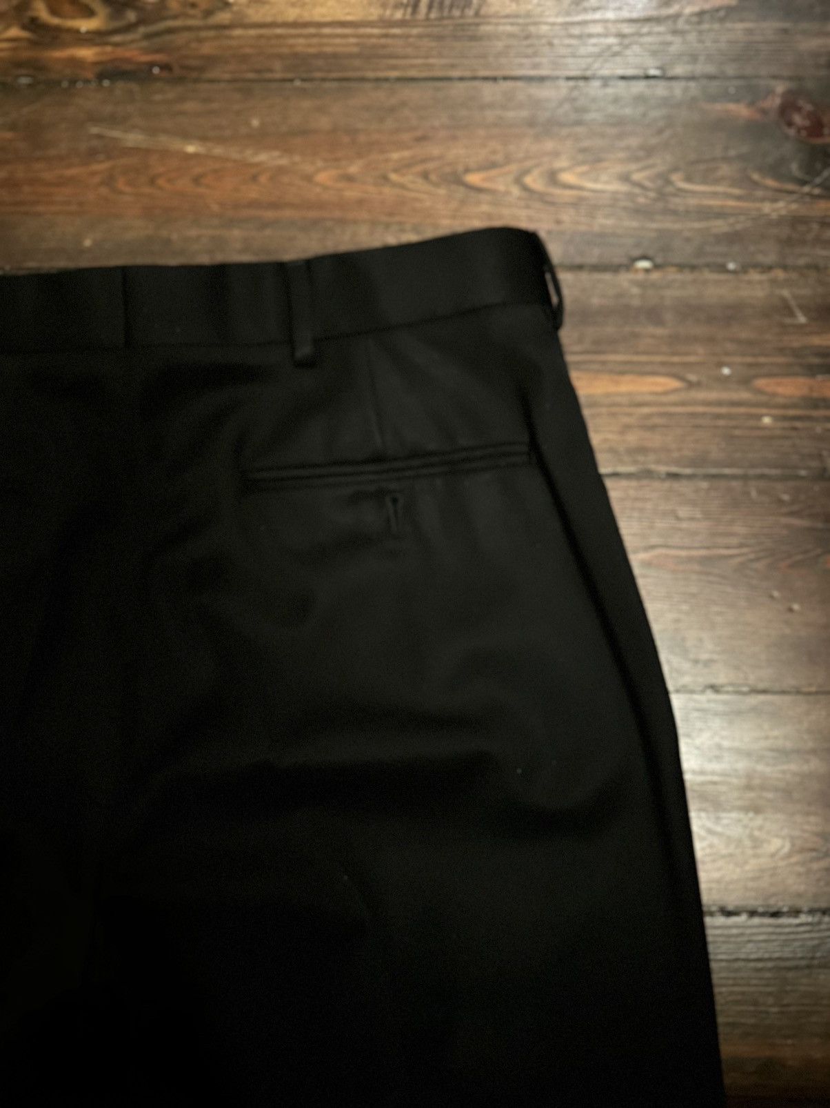 Ralph Lauren Ralph Lauren 100% Wool Black Dress Trousers 31W (Suit Pants) Size 34S - 3 Thumbnail