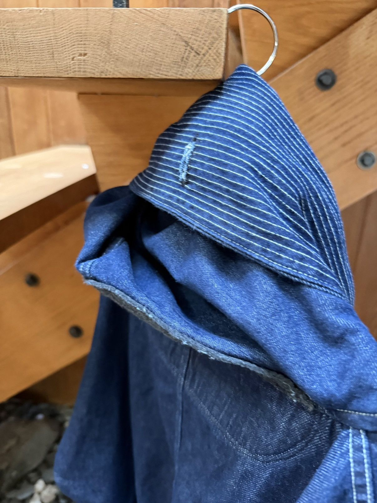 Kapital Kapital Denim Ring Coat - Inidgo (2) Size US M / EU 48-50 / 2 - 3 Thumbnail