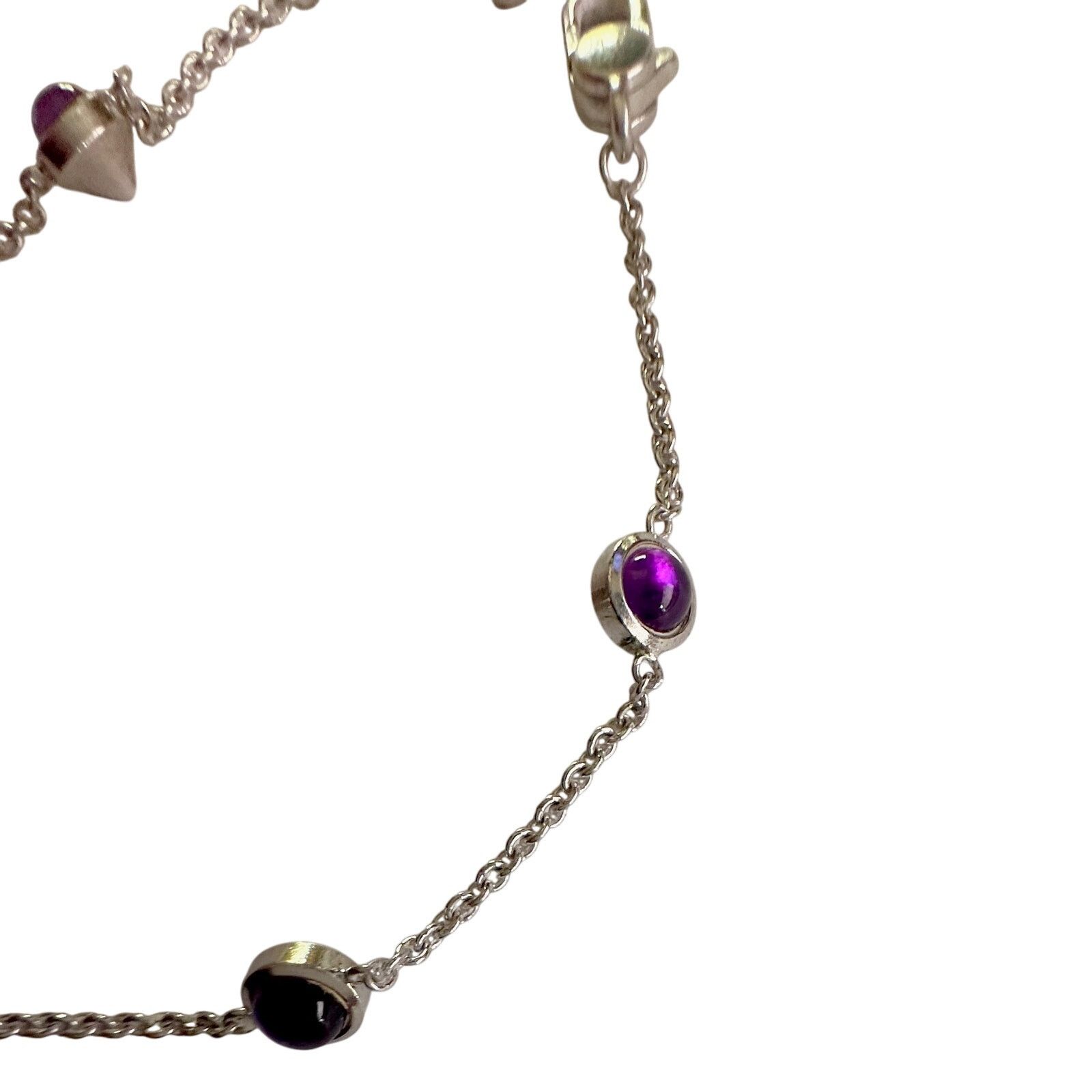 Gucci Gucci Heart Tag Amethyst Bracelet #17 Size ONE SIZE - 5 Thumbnail