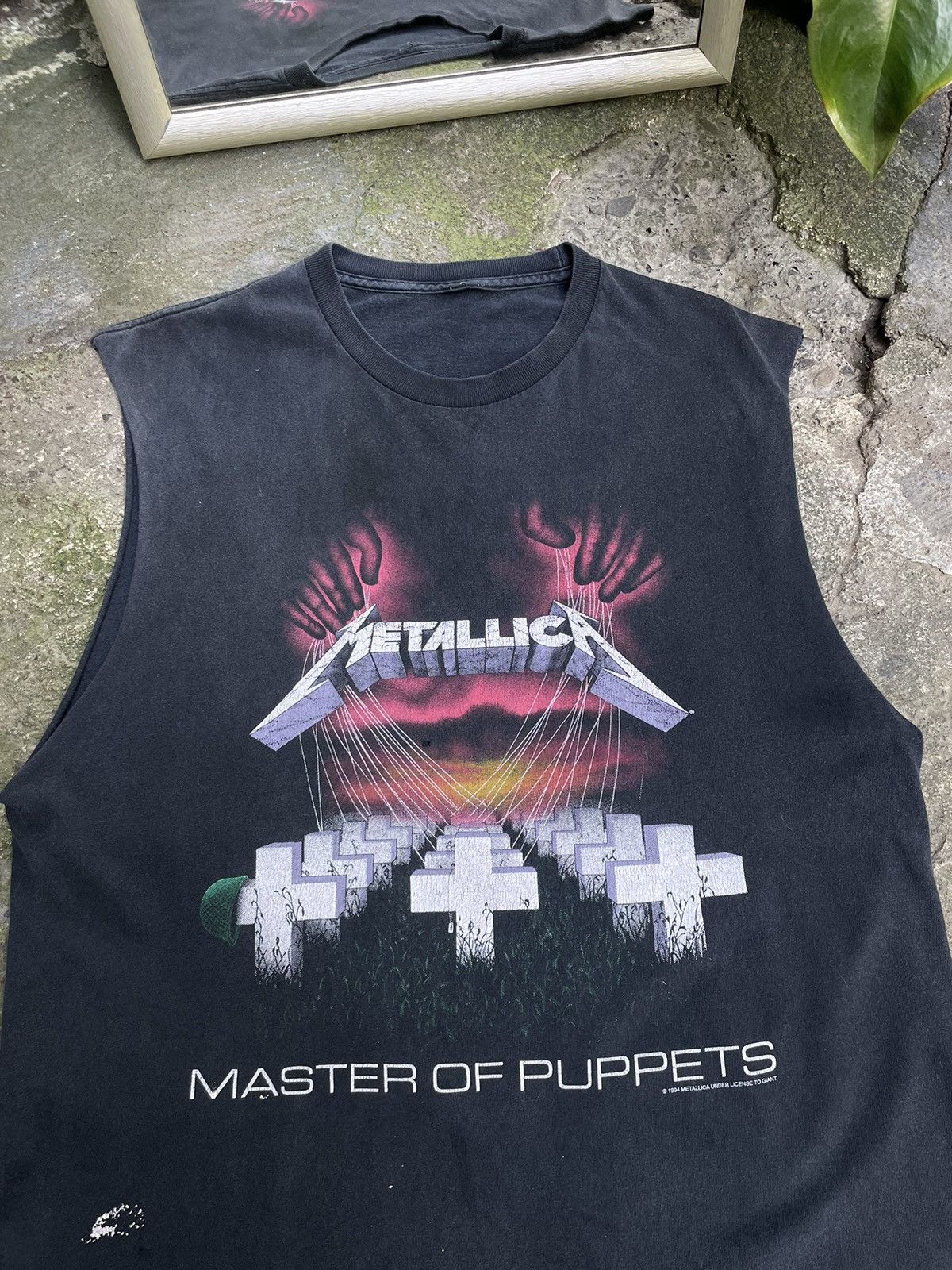 Metallica Vintage Metallica 1994 Master Of Puppets T-Shirt Fade RARE Size US L / EU 52-54 / 3 - 5 Thumbnail