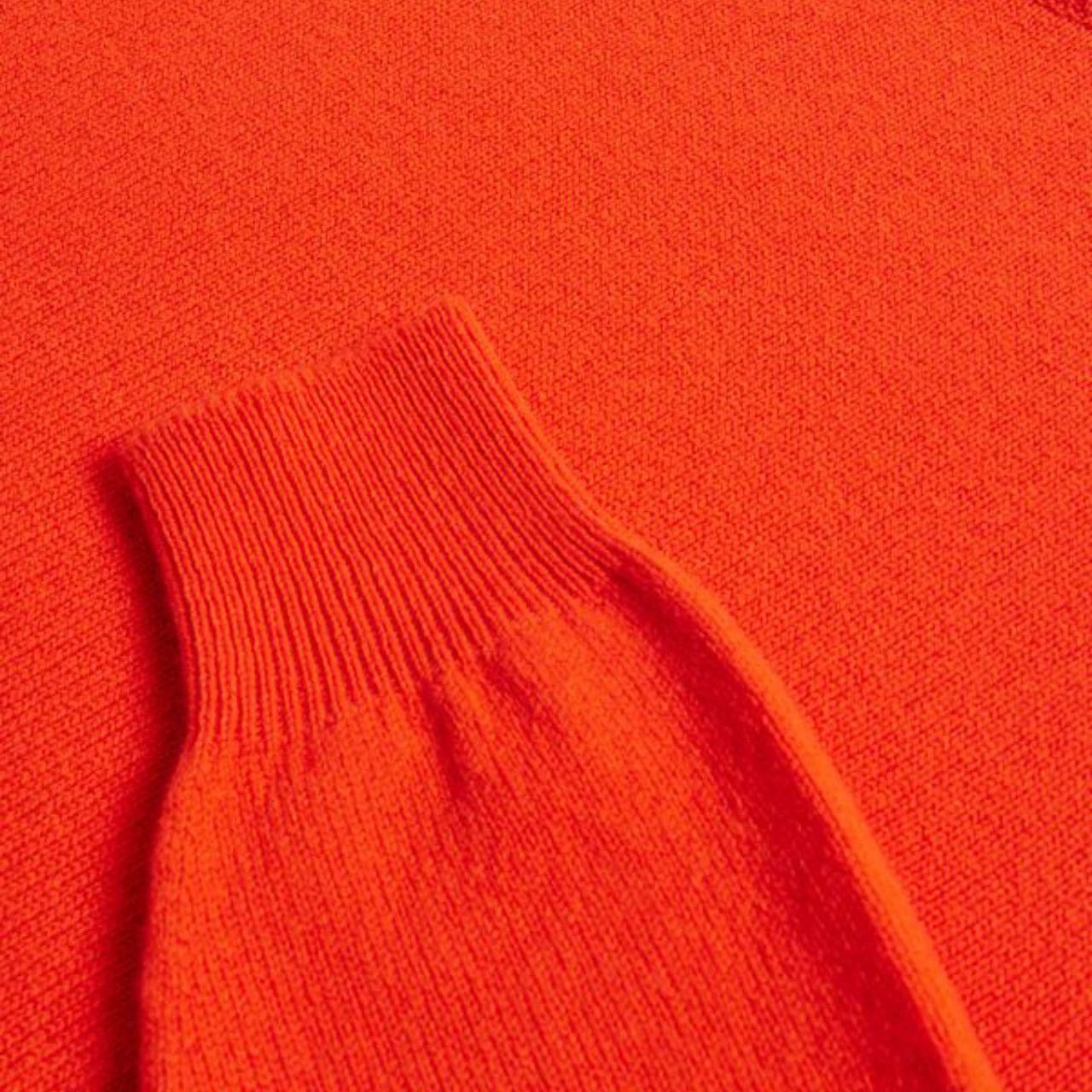 Paul Stuart Paul Stuart Orange Geelong Wool Crewneck Sweater small Size US S / EU 44-46 / 1 - 8 Thumbnail