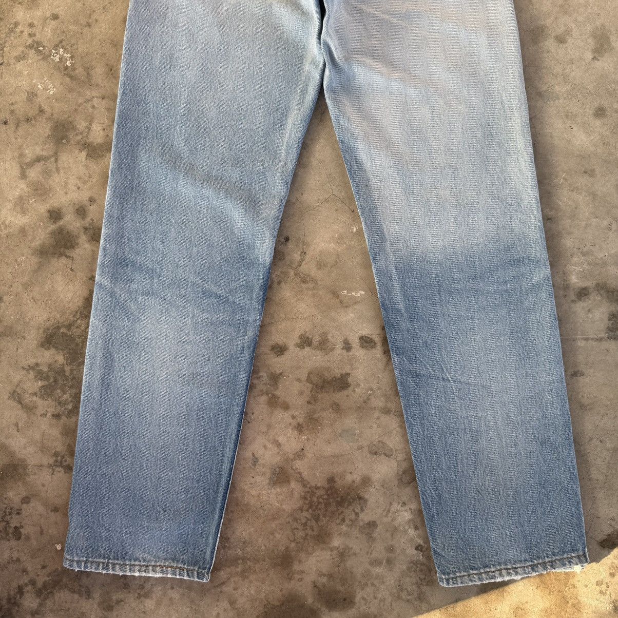 Levi's Vintage Clothing W30x30 Vintage Levi's 701 USA Faded Button Fly Denim Jean Size US 30 / EU 46 - 12 Thumbnail