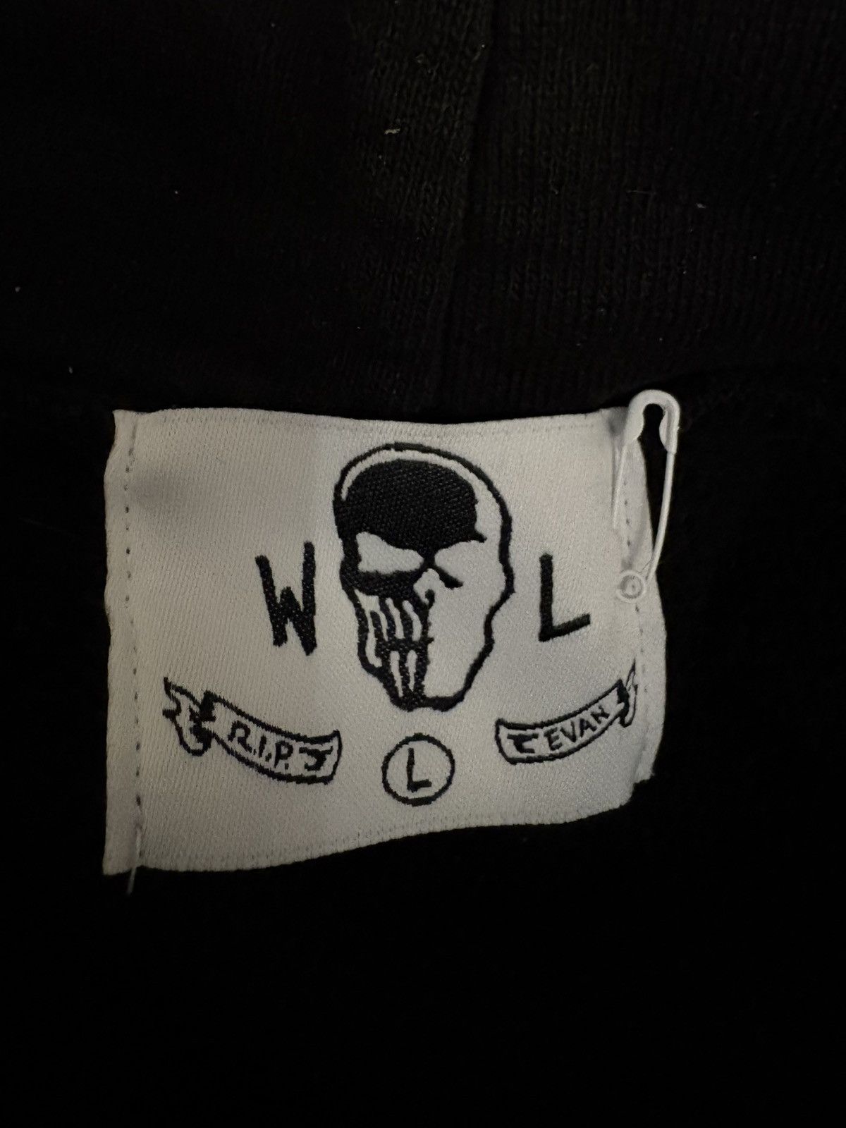 Warren Lotas CATACOMBS HOODIE - BLACK Size US L / EU 52-54 / 3 - 5 Thumbnail