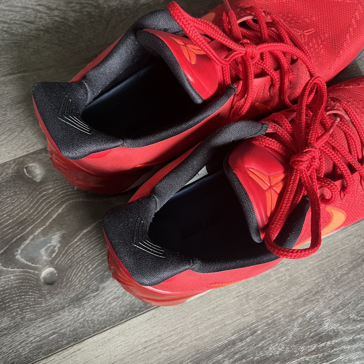Nike Vintage Nike Kobe A.D. University Red Low Basketball Shoes Size US 10.5 / EU 43-44 - 7 Thumbnail