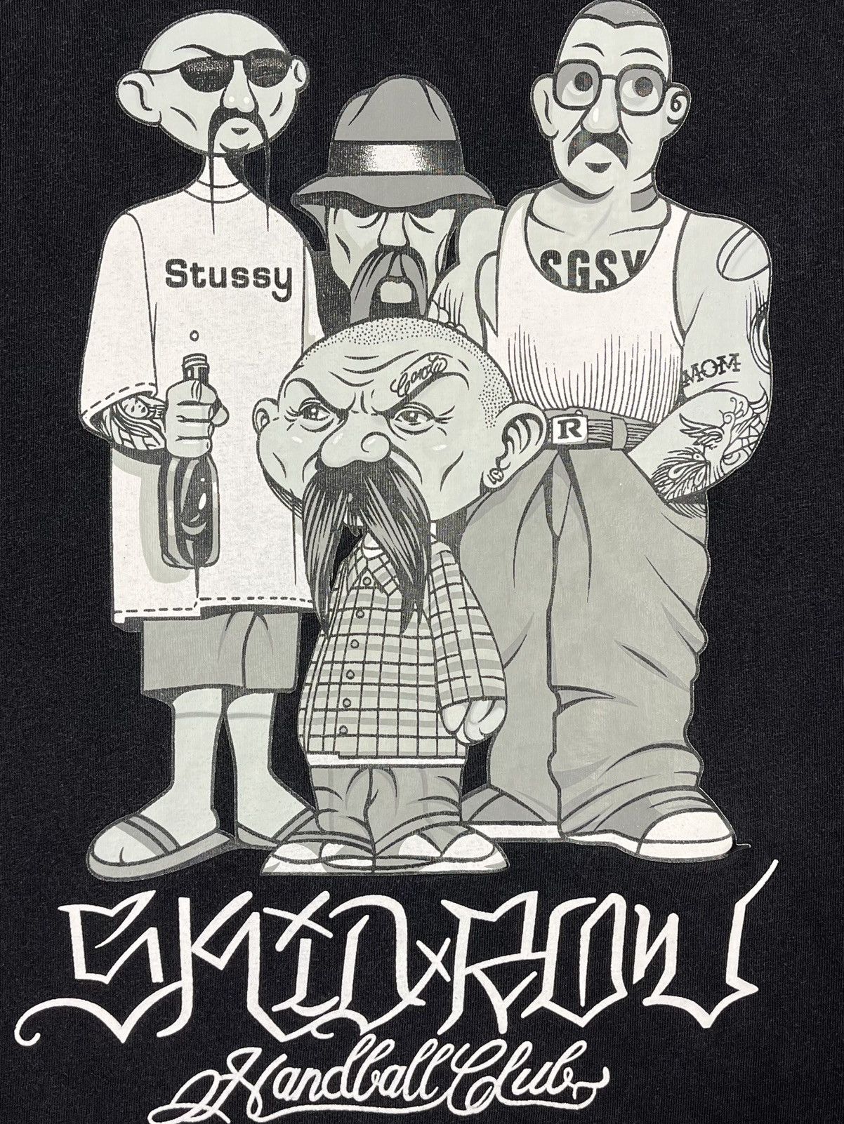 Stussy Vintage Stussy x Mr. Cartoon Custonase Tattoo T Shirt 2000’s Size US L / EU 52-54 / 3 - 6 Thumbnail