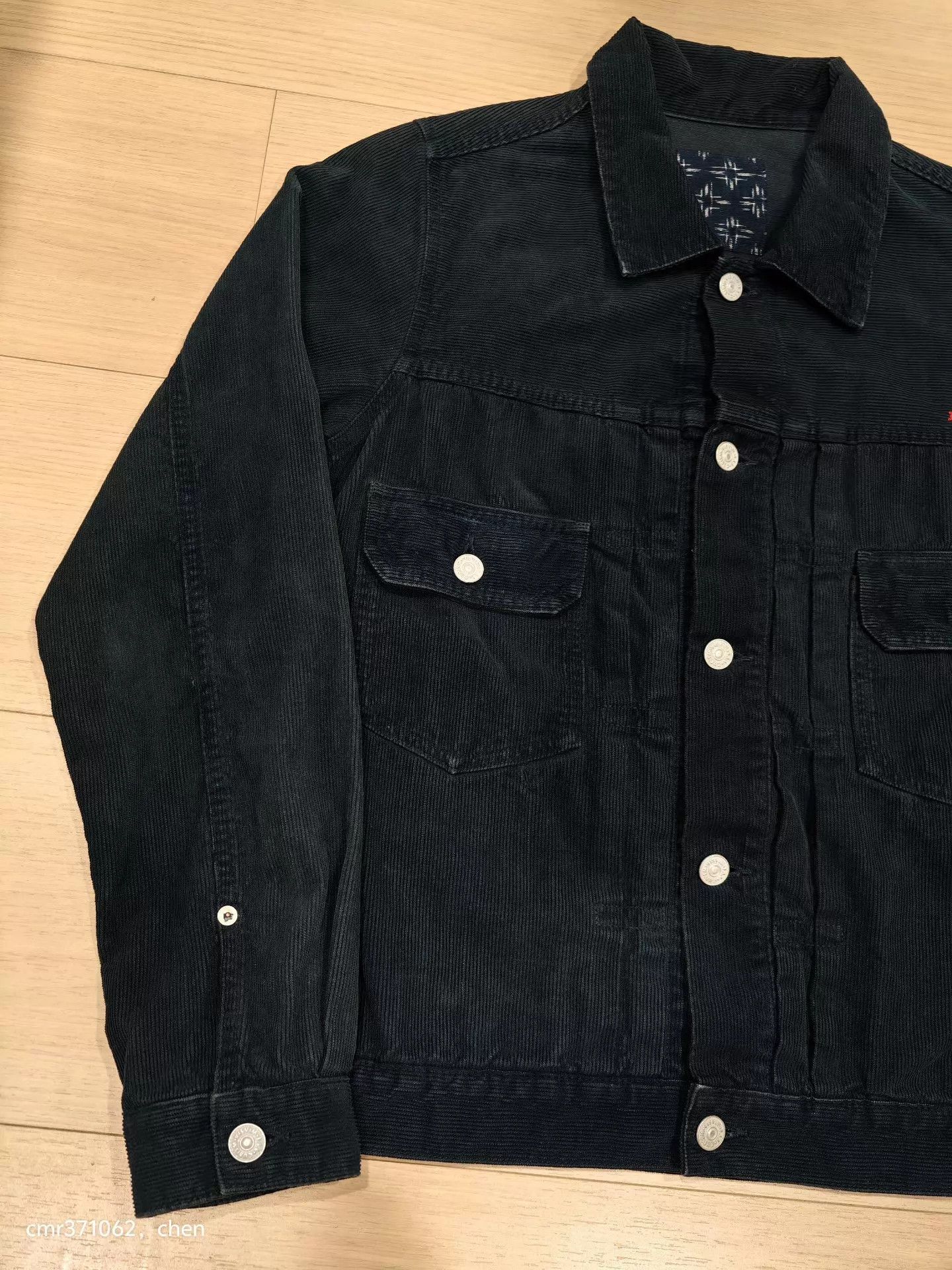 Visvim VISVIM 19 ICT 101 Corduroy Jacket dk indigo Size 2 Size US M / EU 48-50 / 2 - 2 Thumbnail