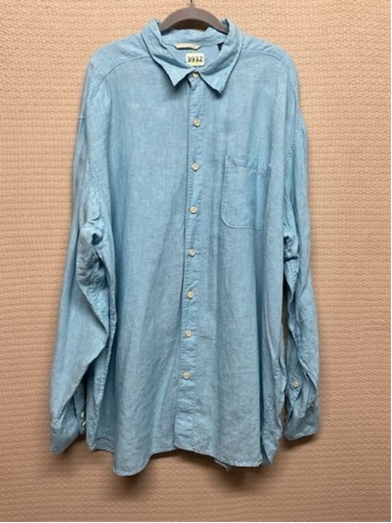 Tommy Bahama Tommy Bahama Relax Linen Button Up Shirt Men Plus Size 3XL Size US XXL / EU 58 / 5 - 6 Thumbnail