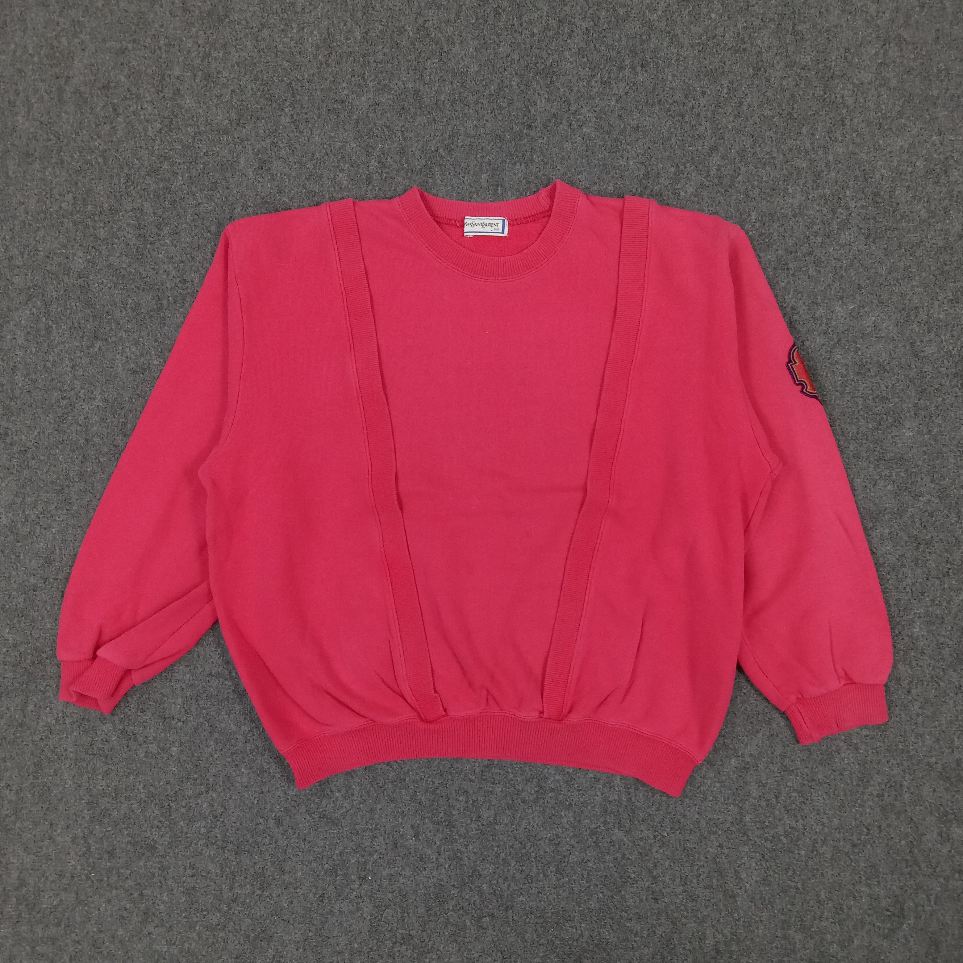 Vintage × Yves Saint Laurent Yves Saint Lauren Italian Brand Sweatshirt Size US L / EU 52-54 / 3 - 1 Thumbnail
