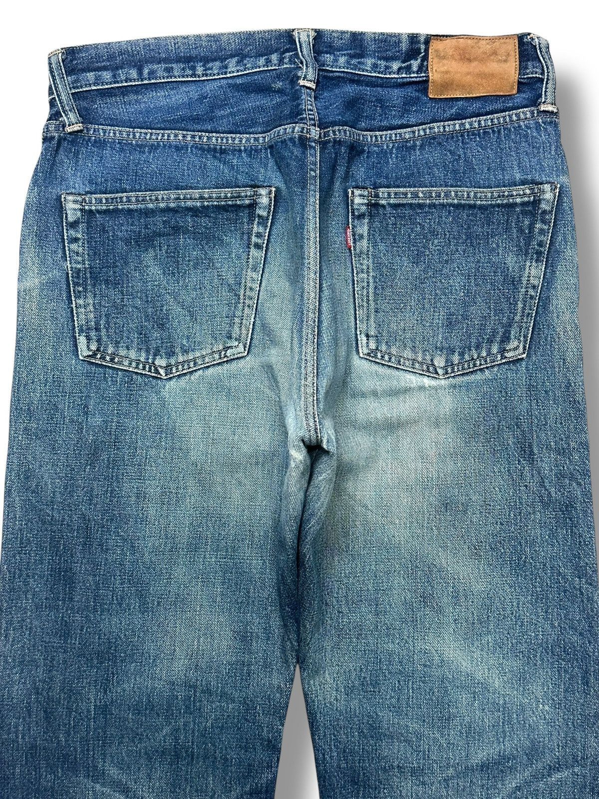 Johnbull Johnbull Vintage Selvedge Distressed Ripped Jeans With Faded Size US 32 / EU 48 - 4 Thumbnail