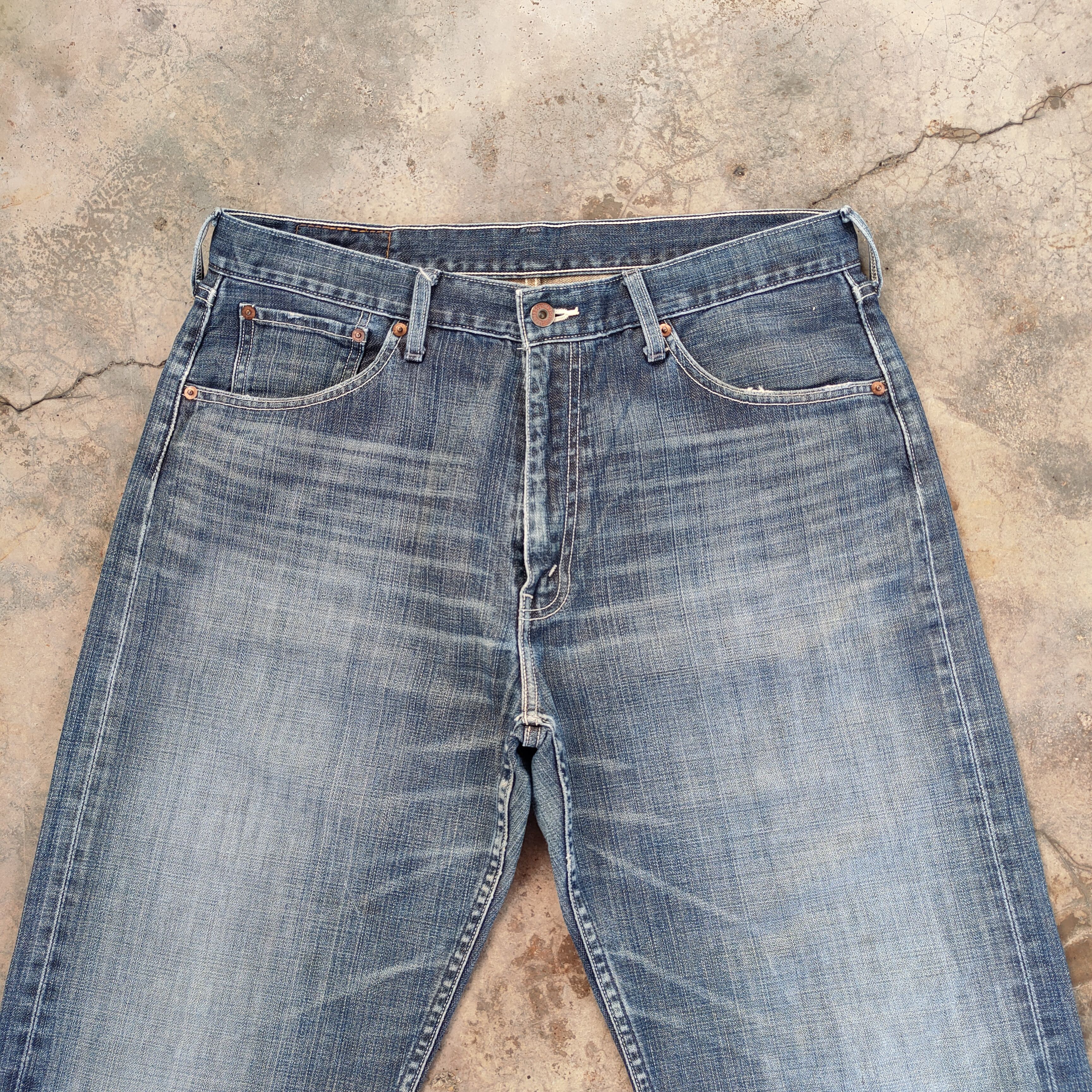 Levi's Vintage Clothing VINTAGE LEVI'S 503 FADED DISTRESSED JEAN DENIM PANTS Size US 36 / EU 52 - 4 Thumbnail