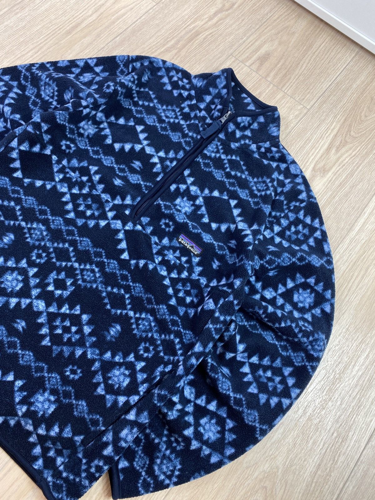 Japanese Brand × Patagonia × Vintage Patagonia Synchilla Aztec Fleece Snap-t USA Made RARE Groovy Size US S / EU 44-46 / 1 - 2 Thumbnail