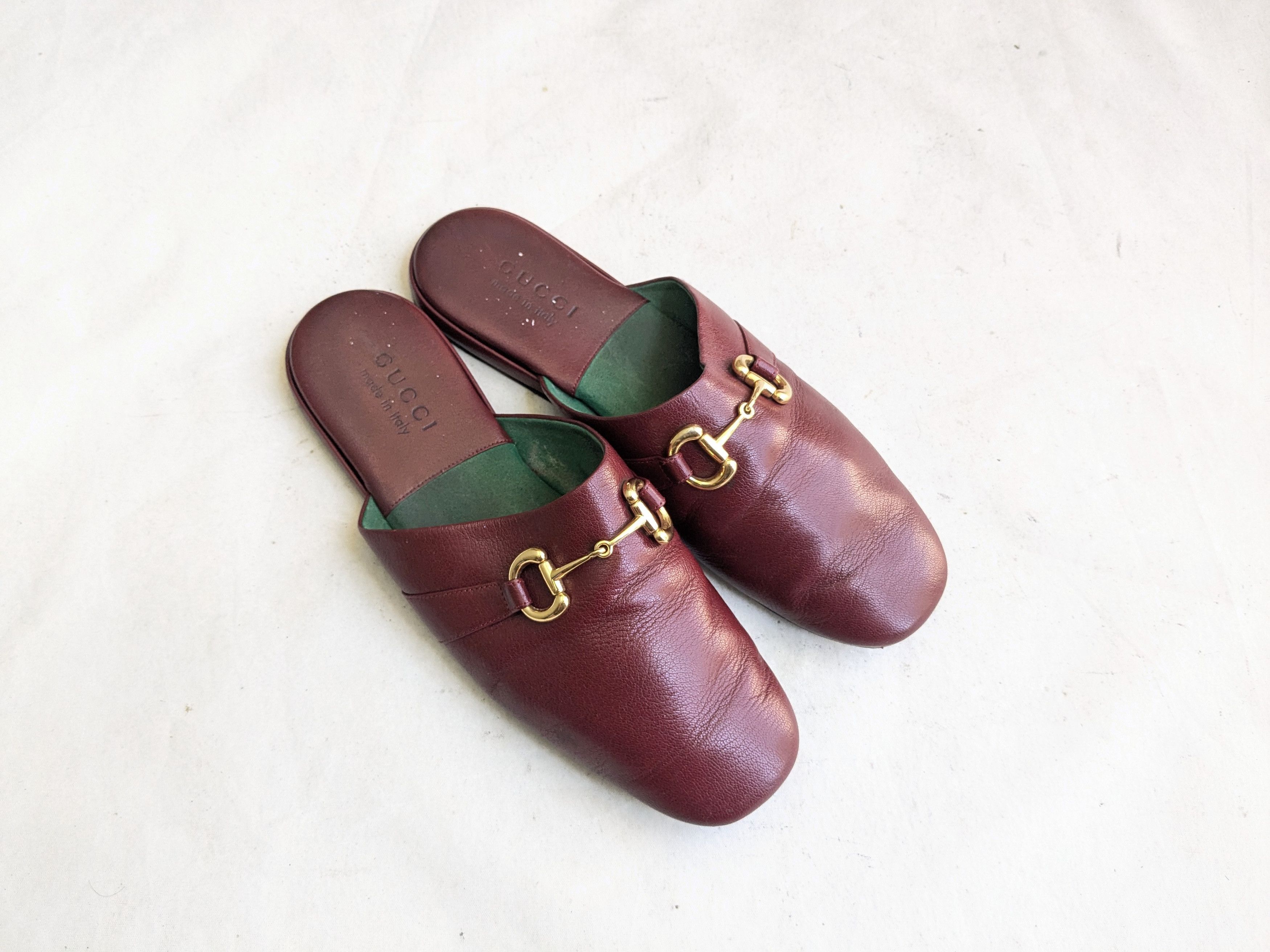 Gucci Gucci Horsebit Loafers Burgundy 8.5 Leather Size US 8.5 / EU 41-42 - 1 Thumbnail