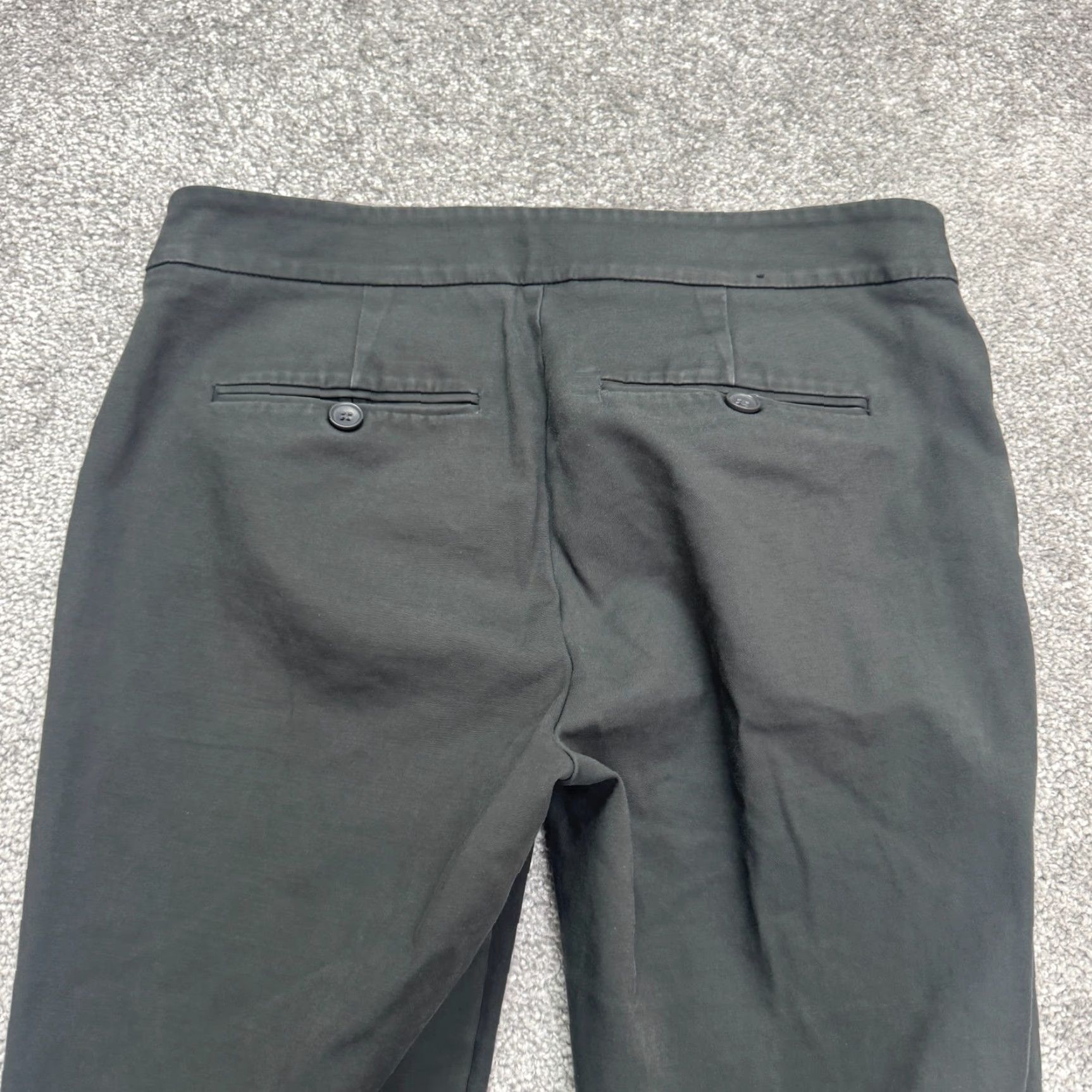 Club Monaco VINTAGE Not Applicable Club Monaco Women's Dress Pants Straight Fit Casual Workwear Black 6 Cotton Blend Mid Rise 30x27 Size 28" / US 6 / IT 42 - 4 Thumbnail