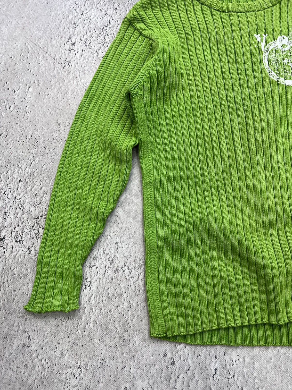 20471120 × Seditionaries VINTAGE Y2K Seditionaries Knitted Print 777 Stylish Sweater Size US M / EU 48-50 / 2 - 5 Thumbnail