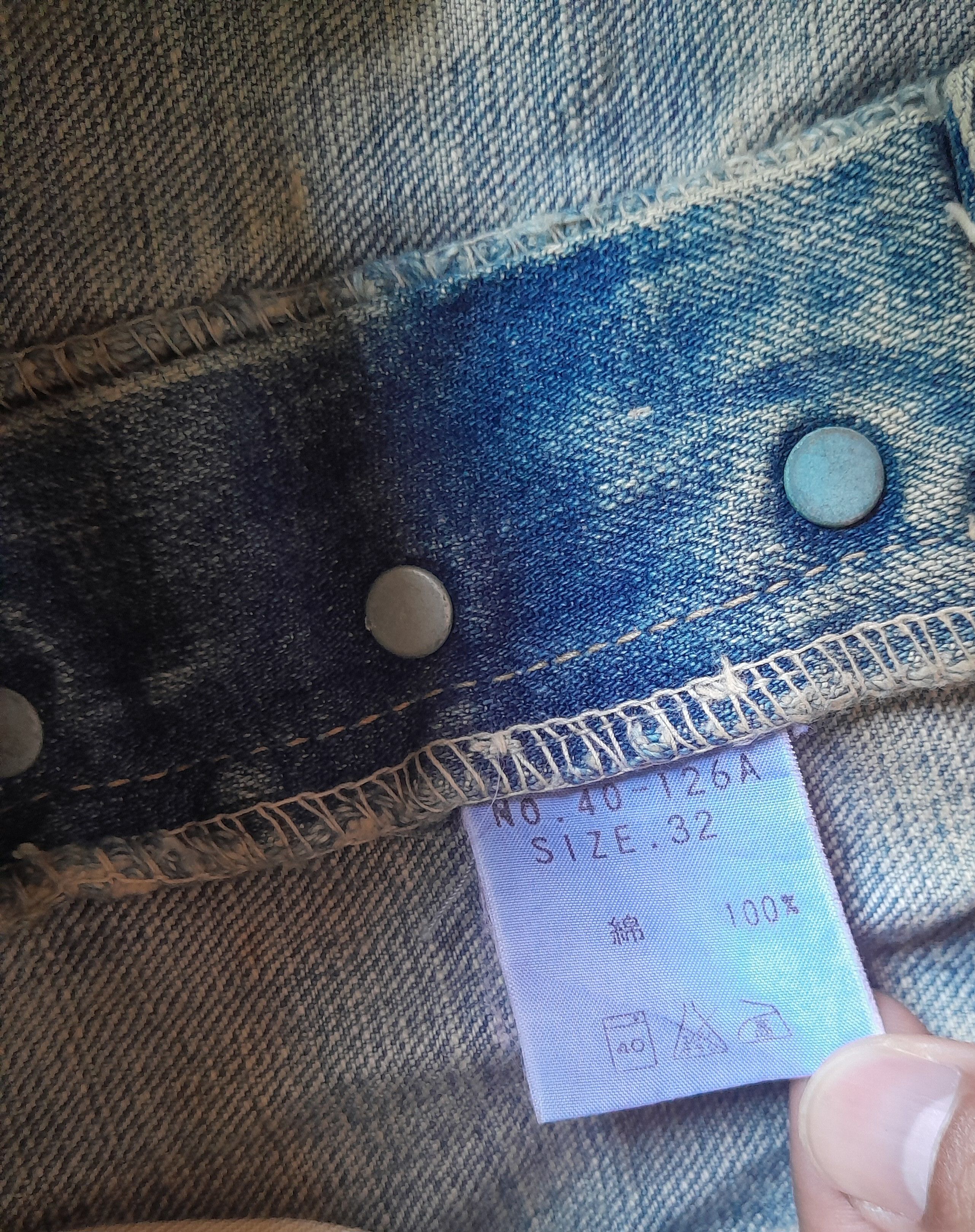 Japanese Brand ❗FINAL DROP❗SPELLBOUND DISTRESSED DIRTY DENIM Size US 32 / EU 48 - 11 Thumbnail