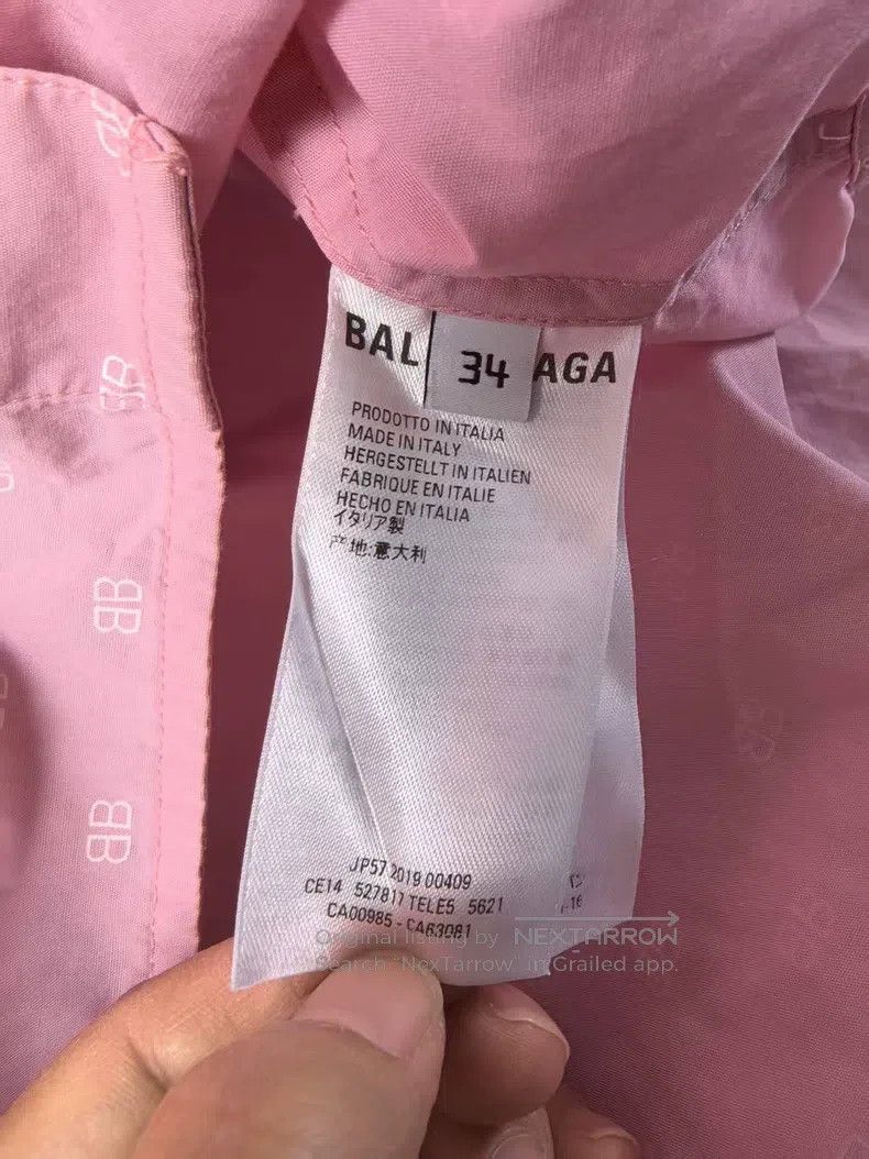 Balenciaga Balenciaga Double B Full Print Shirt Size XXS / US 00 / IT 34 - 3 Thumbnail