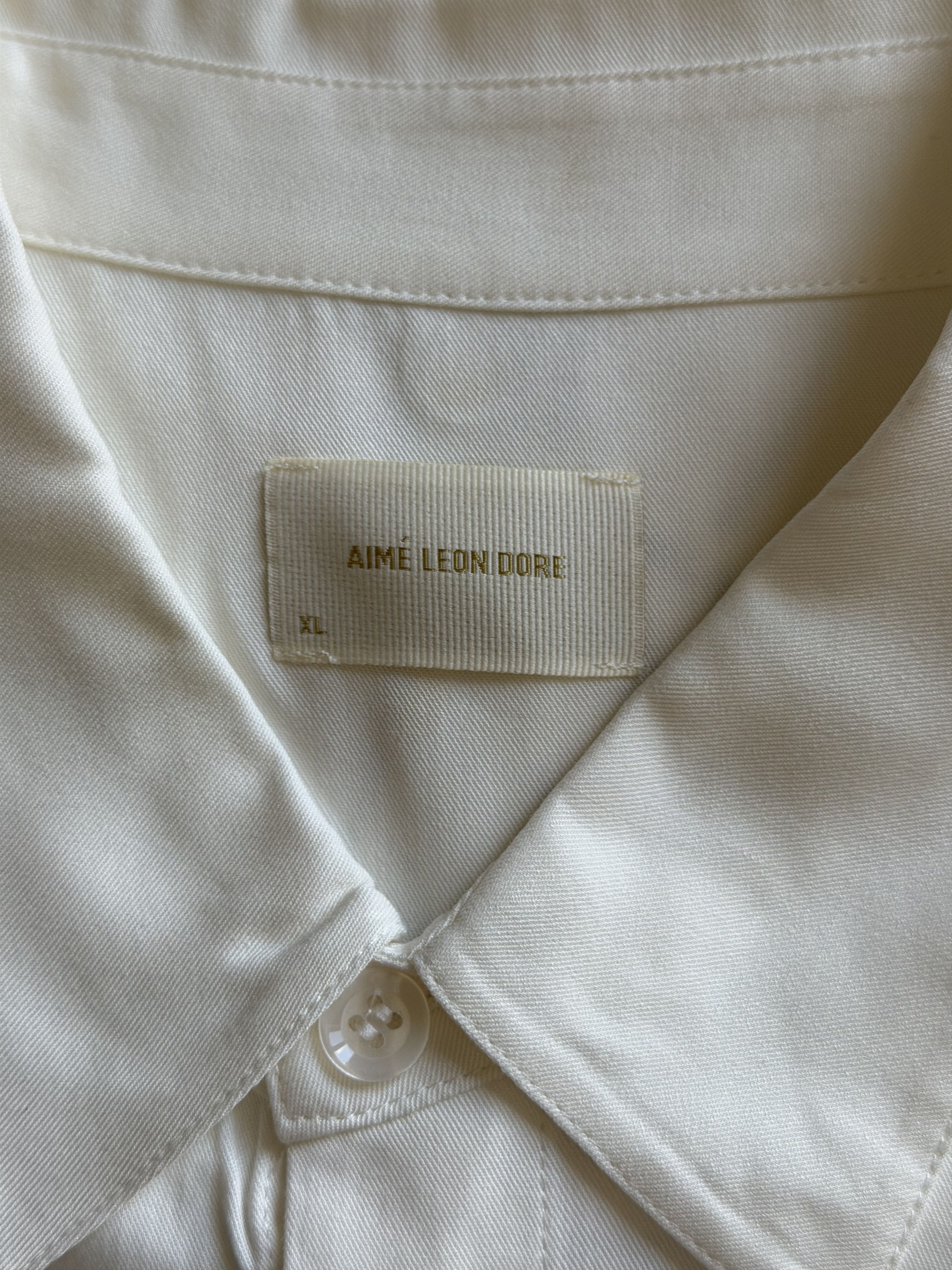 Aime Leon Dore Aime Leon Dore Choros Button Up Shirt in White Size US XL / EU 56 / 4 - 8 Thumbnail