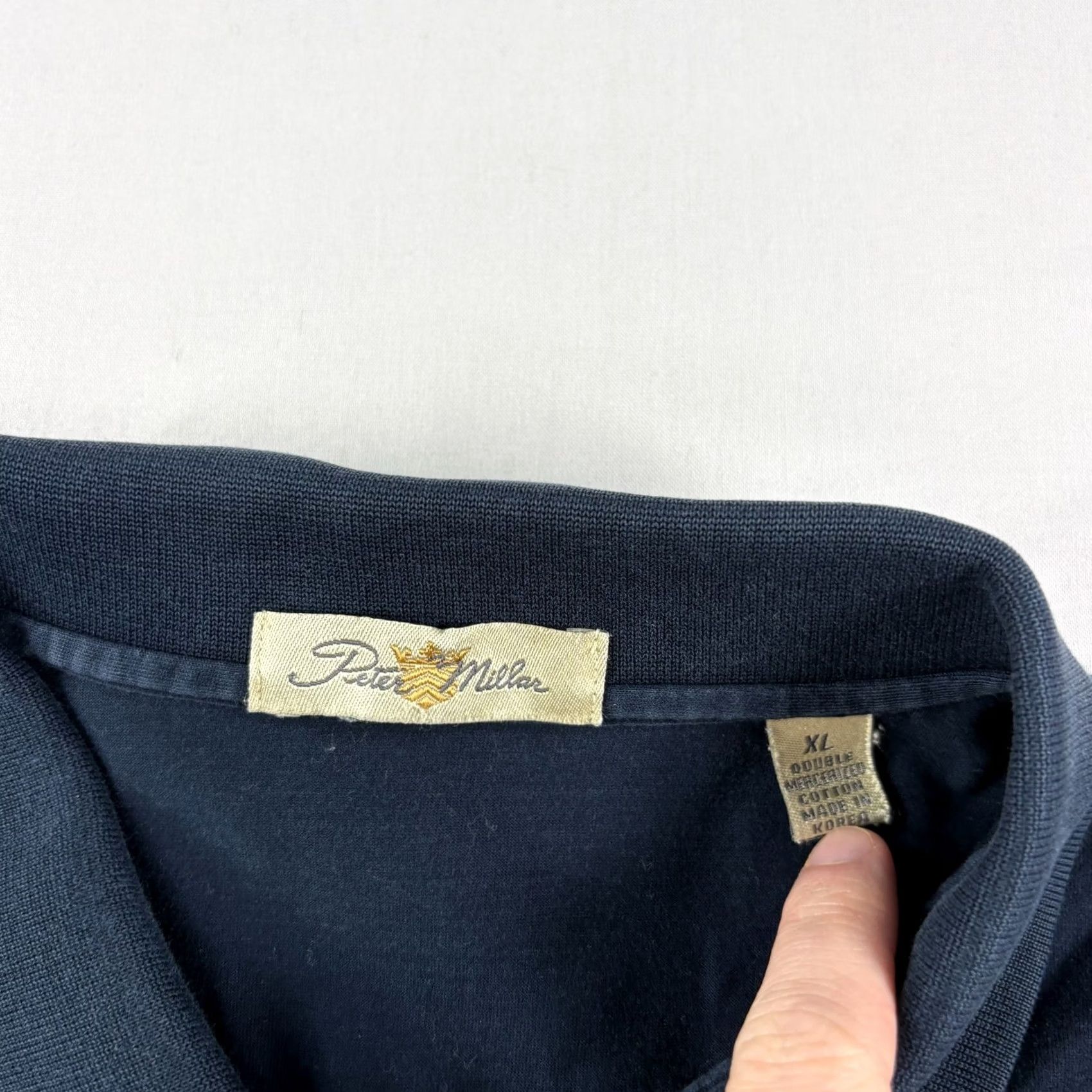 Peter Millar Peter Millar Polo Shirt Mens XL Blue Short Sleeve Cotton Peachtree Golf Club Size US XL / EU 56 / 4 - 4 Thumbnail
