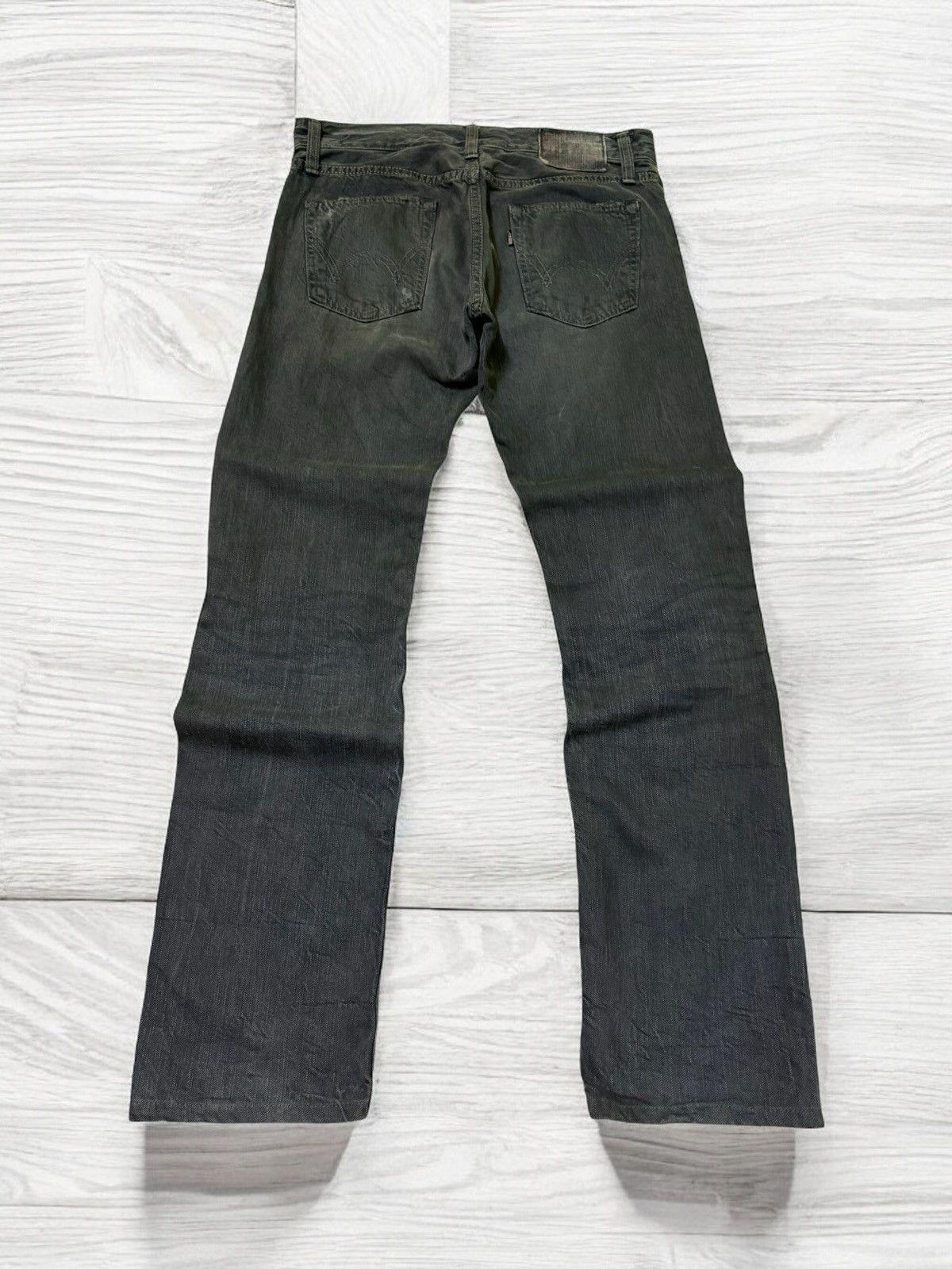 Edwin × Hysteric Glamour Vintage Edwin 502 Studs Skull Distressed Denim Size US 30 / EU 46 - 2 Thumbnail