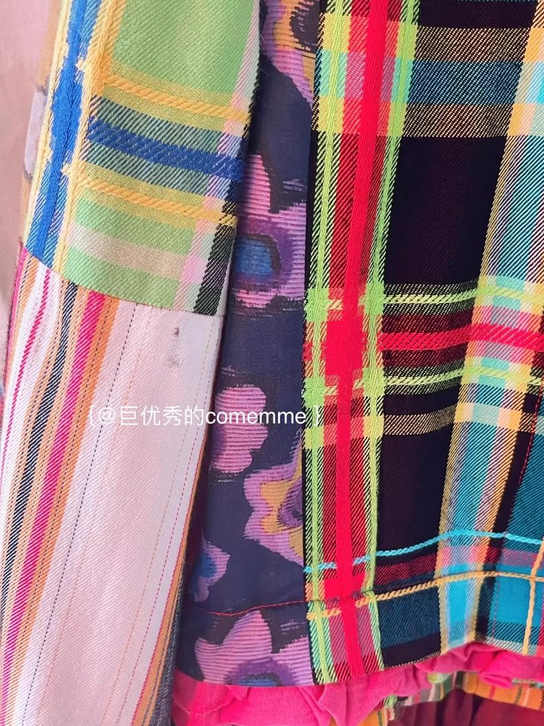 Comme des Garcons Comme Des Garcons Retro Hippie Color Patchwork Pop Print B Size L / US 10 / IT 46 - 9 Thumbnail