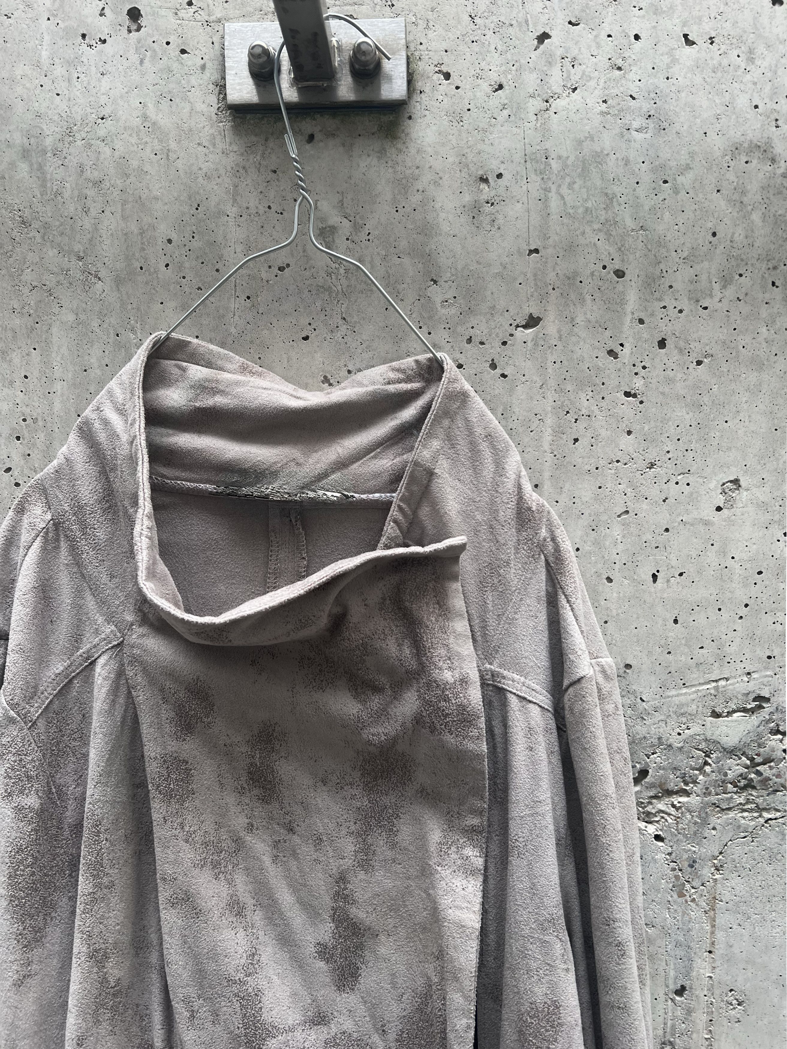 Japanese Brand Asymmetric Wrap Jacket Brutalist Grey Size S / US 4 / IT 40 - 2 Thumbnail