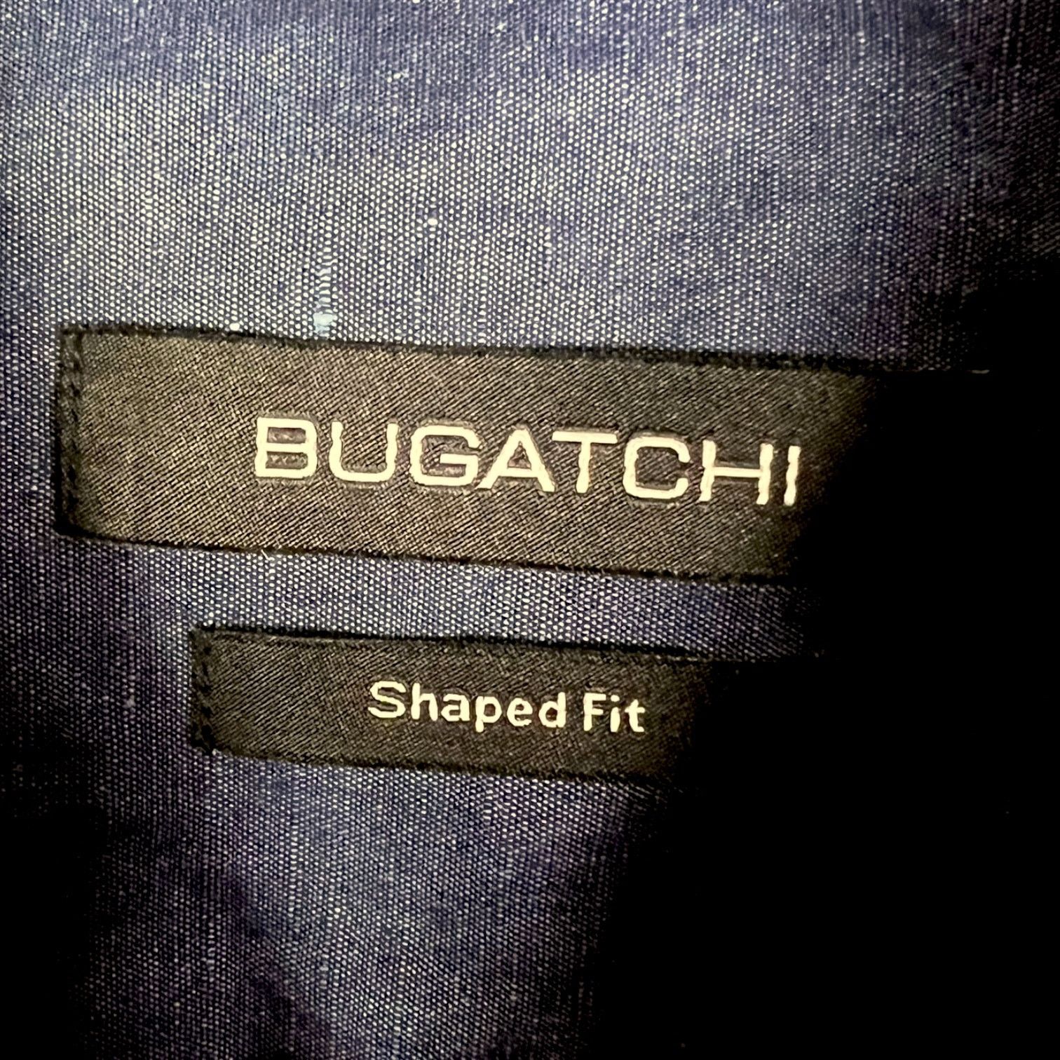 BUGATCHI Mens' Bugatchi Purple Plaid Button-Up Long Sleeve Shirt - XL Size US XL / EU 56 / 4 - 2 Thumbnail