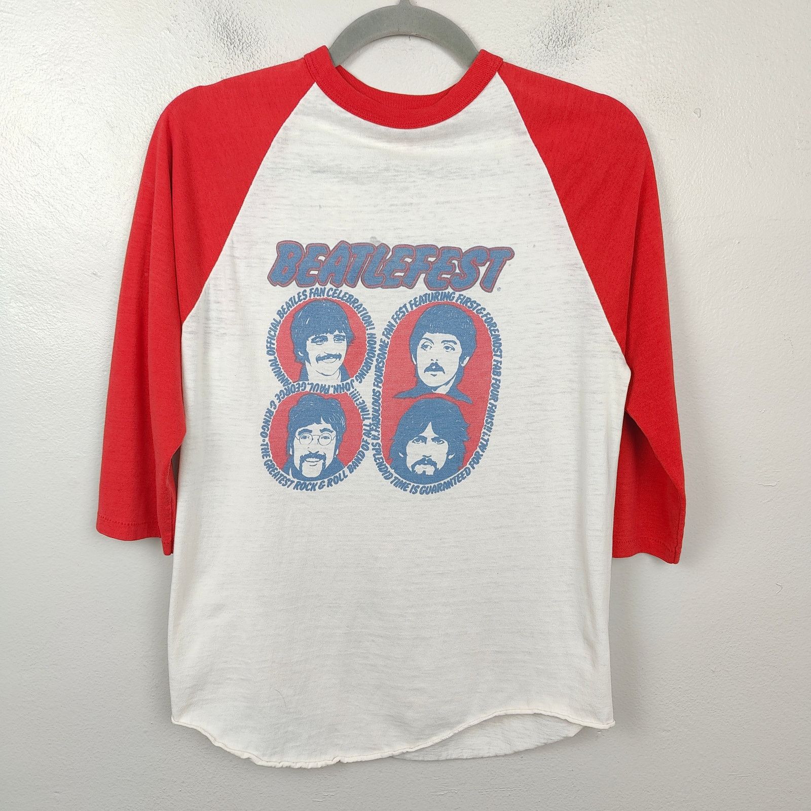 Other Vintage 70s Beatles Beatlefest Raglan T-Shirt Mens Medium Size US M / EU 48-50 / 2 - 1 Thumbnail