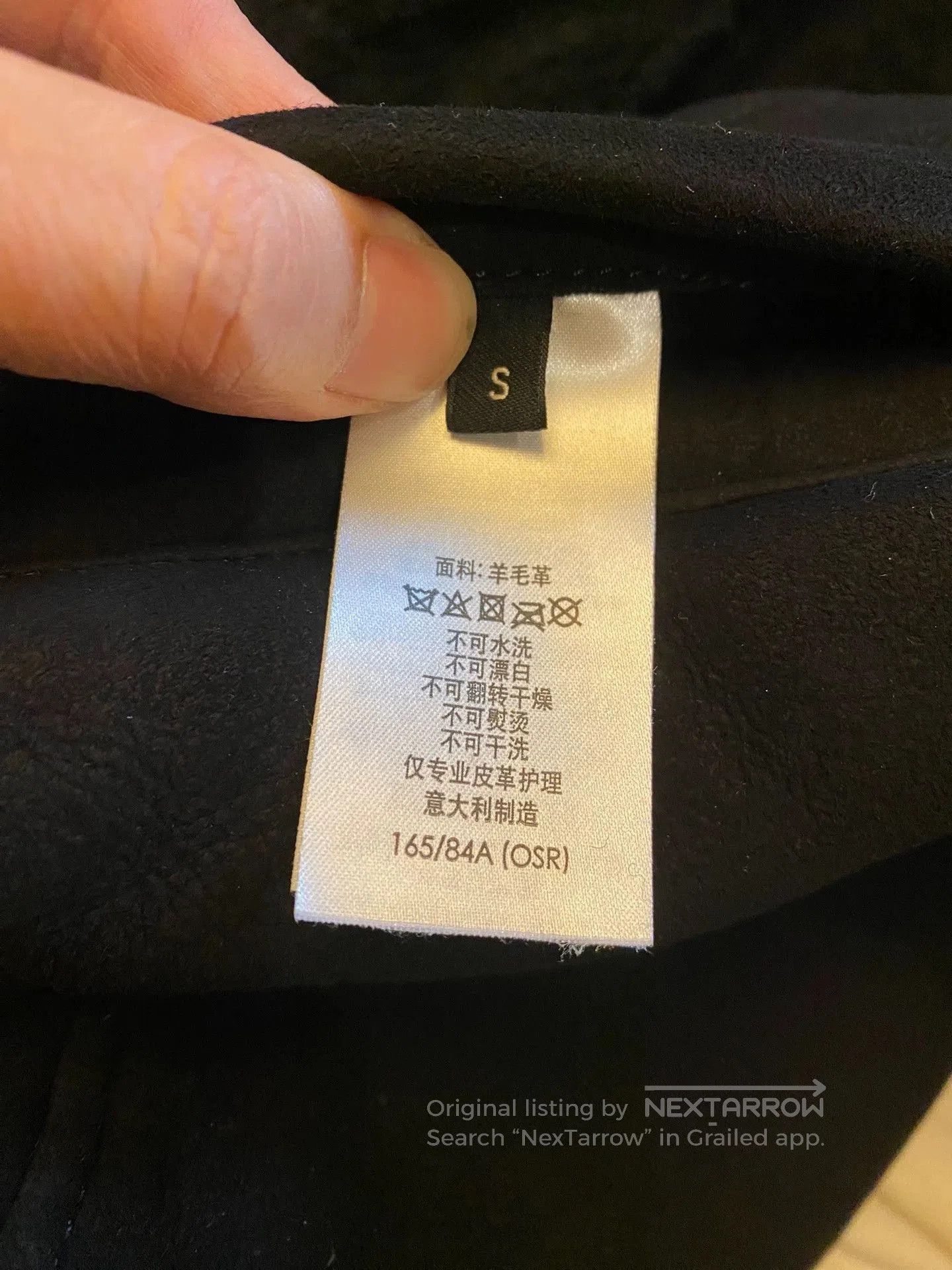 Alfred Dunhill Black Fleece Collar Button. Size US S / EU 44-46 / 1 - 8 Thumbnail