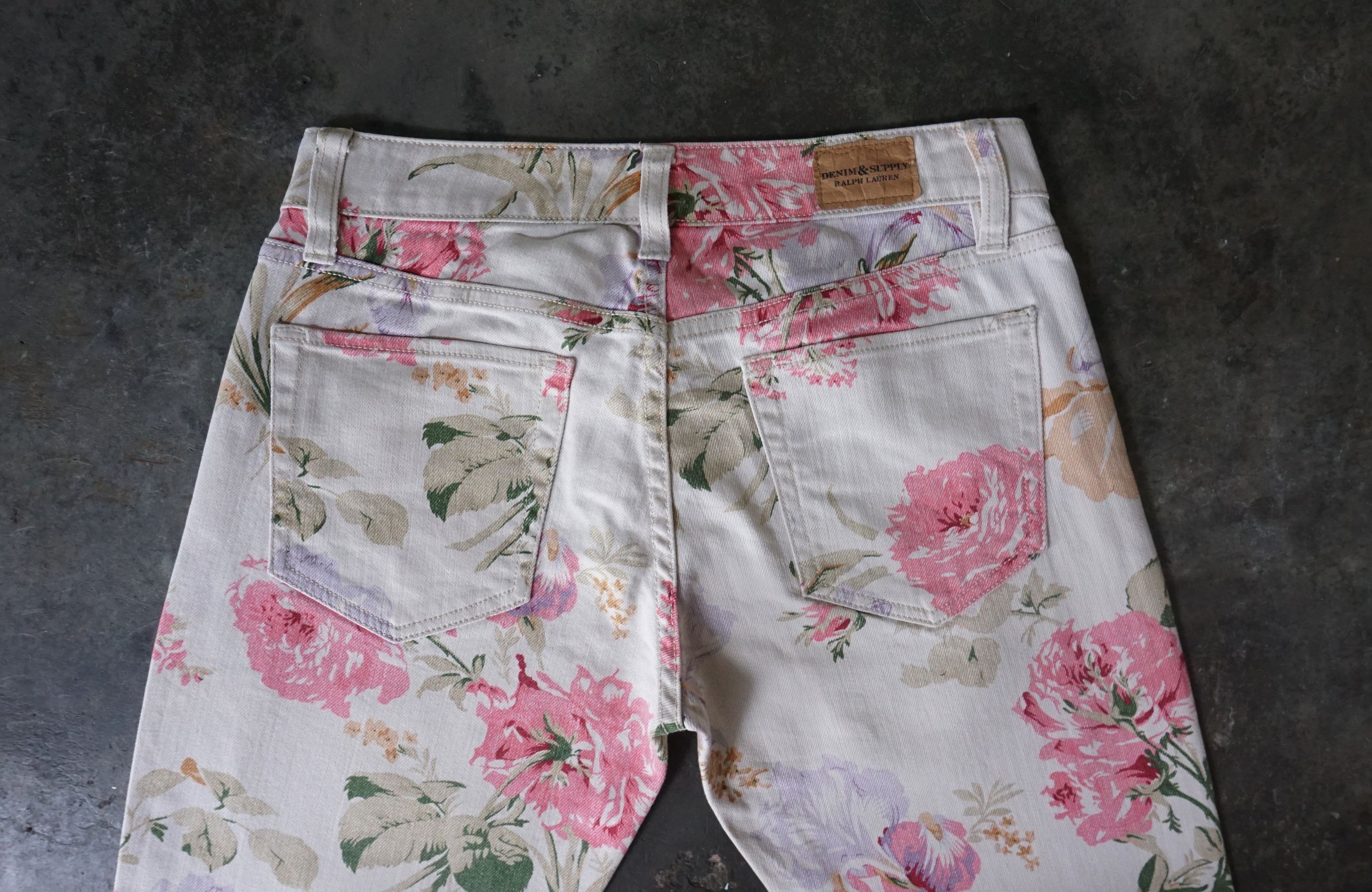 Denim & Supply Ralph Lauren Denim & Supply Ralph Lauren Full print Floral Jeans Size 27" / US 4 / IT 40 - 6 Thumbnail