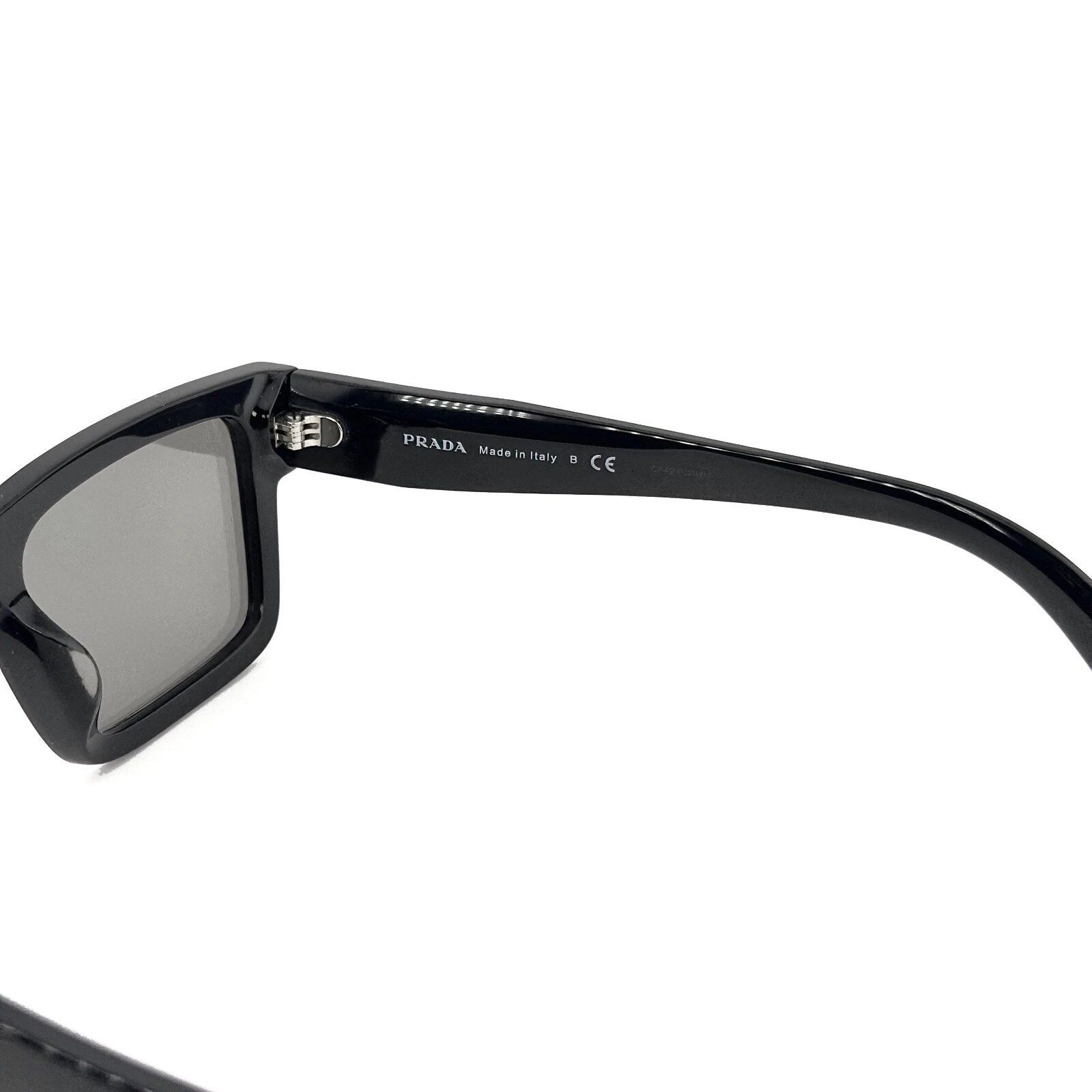 Prada PRADA 19W SYMBOLE Black Silver Mirror Classic PR19WS Size ONE SIZE - 7 Thumbnail