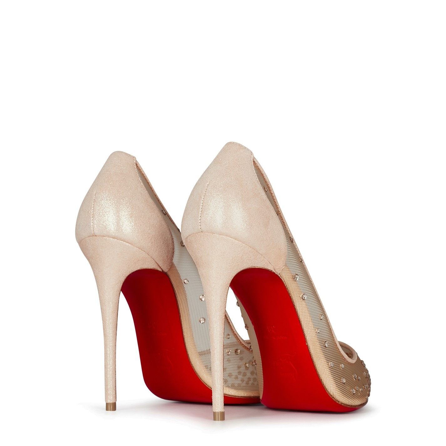 Christian Louboutin Follies Strass 100m Pumps Size US 10.5 / IT 40.5 - 5 Thumbnail