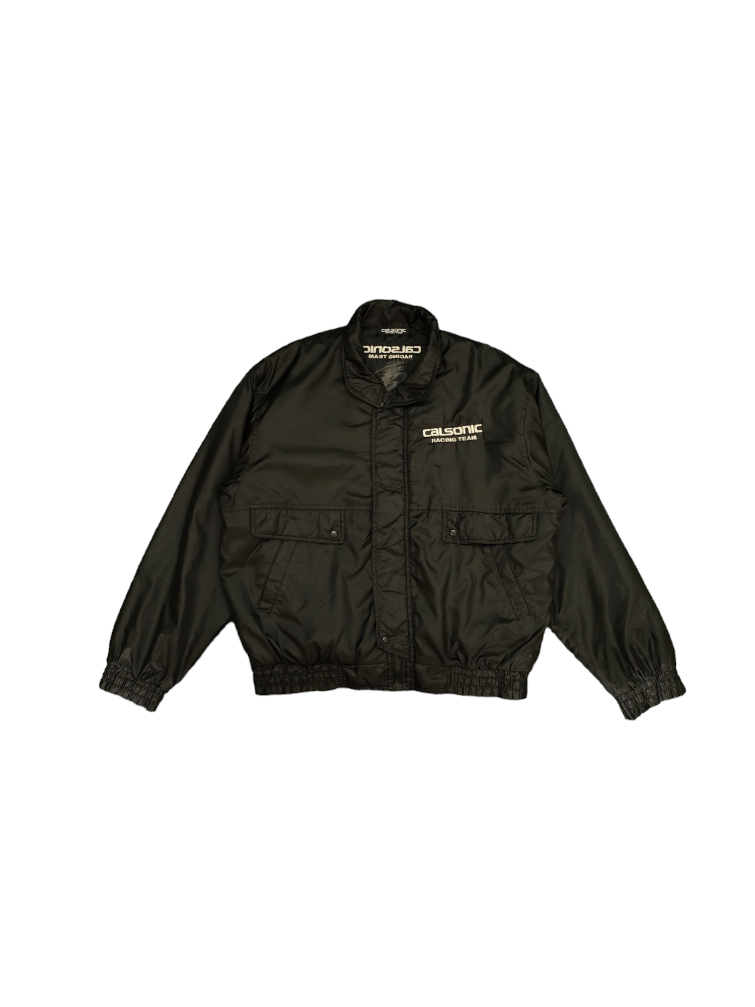 Vintage Vintage Calsonic Racing Team Embroidered Bomber Jacket Size US XL / EU 56 / 4 - 2 Thumbnail