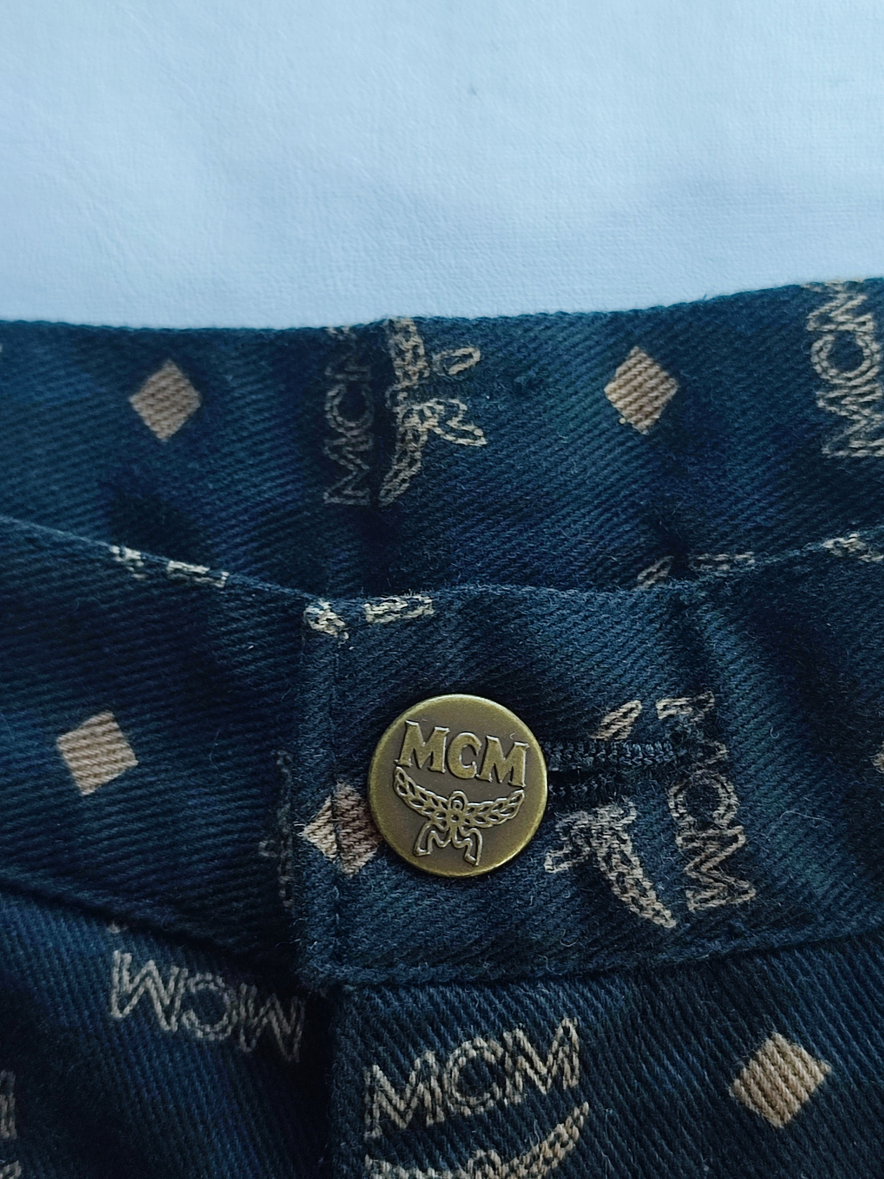 MCM Vintage women's MCM MONOGRAM PANTS JAPAN Size 28" / US 6 / IT 42 - 7 Thumbnail