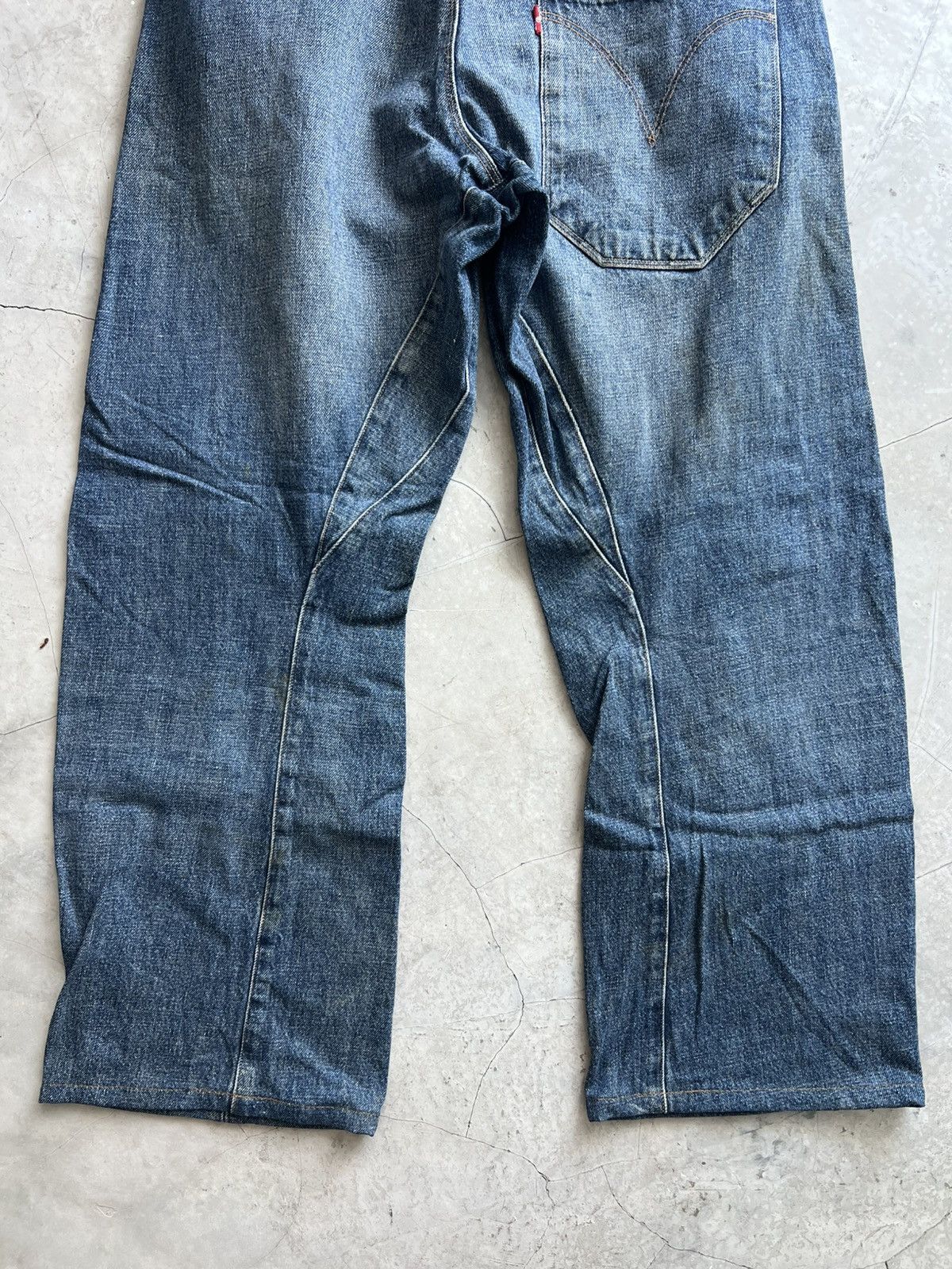 Levi's Levis Engineered Jeans Buckle Back Tag W32 Actual 33x28.5 Size US 32 / EU 48 - 7 Thumbnail