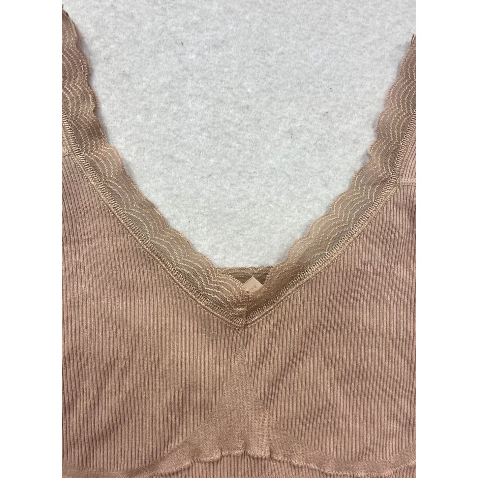 Hanes Hanes Signature Bralette Unisex Adults Size Grande One Size Beige Seamless Ribbed L Bralette Womens Mens Boys Girls Size ONE SIZE - 5 Thumbnail