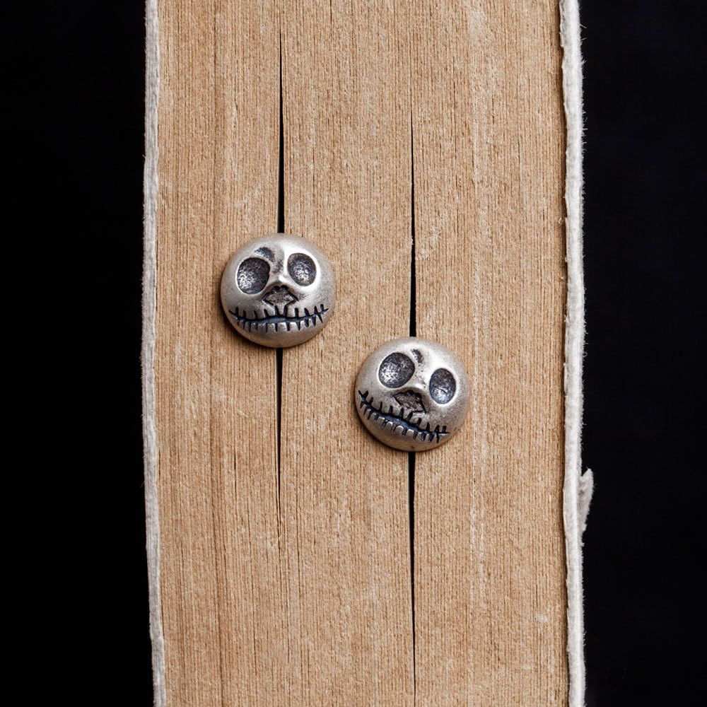 Jewelry Ghost Retro Earrings One Pairs Chrome Jewelry Size ONE SIZE - 4 Thumbnail