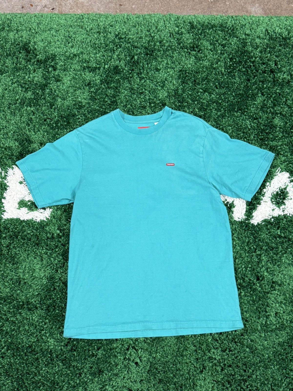 Supreme Supreme Small Box Tee FW22 Teal Medium Mini Cut Sewn Size US M / EU 48-50 / 2 - 1 Thumbnail