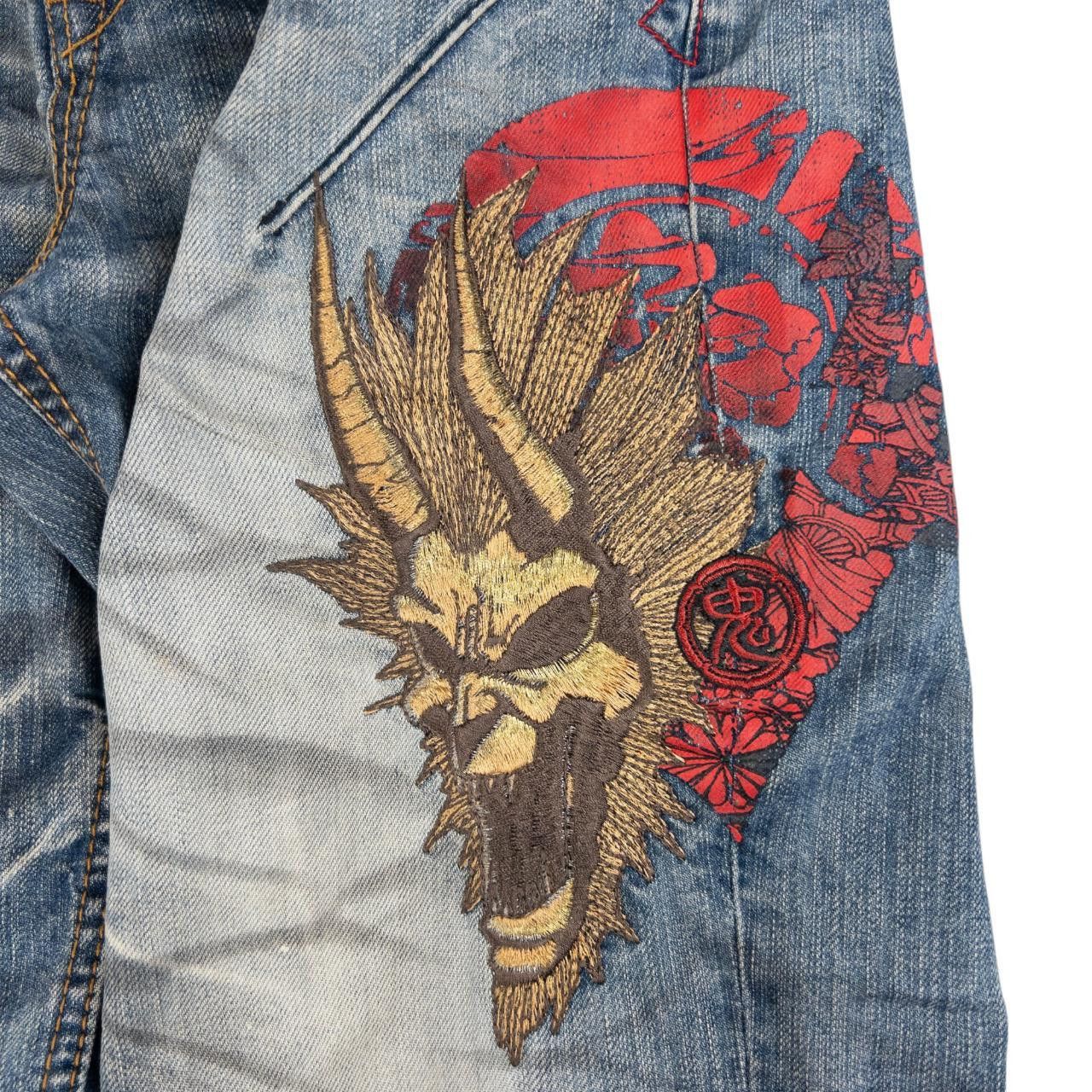 Other Vintage Oniarai Demon Japanese Denim Jeans Size W33 Size US 33 - 6 Thumbnail