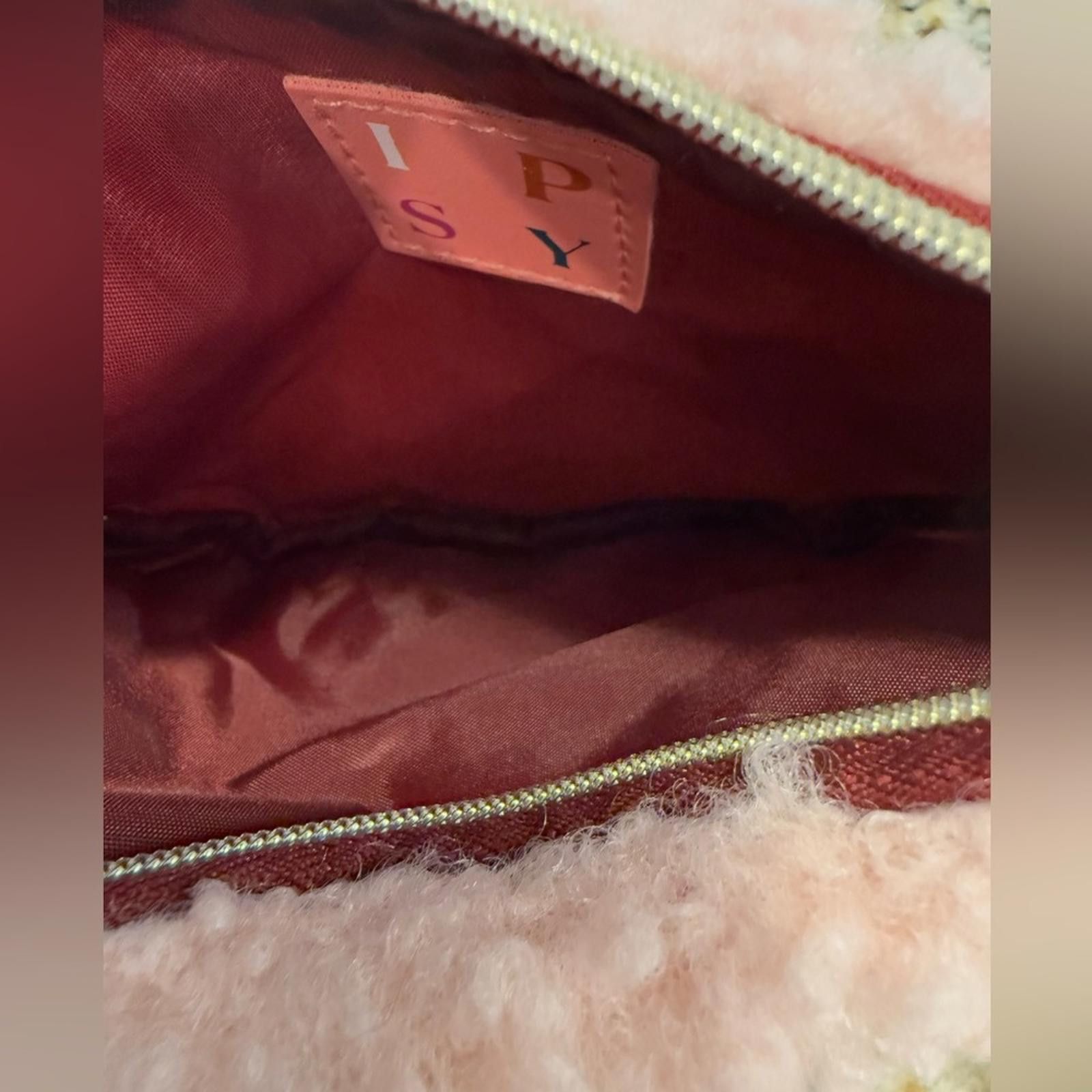Other Ipsy light pink fuzzy mini bag Size ONE SIZE - 6 Thumbnail