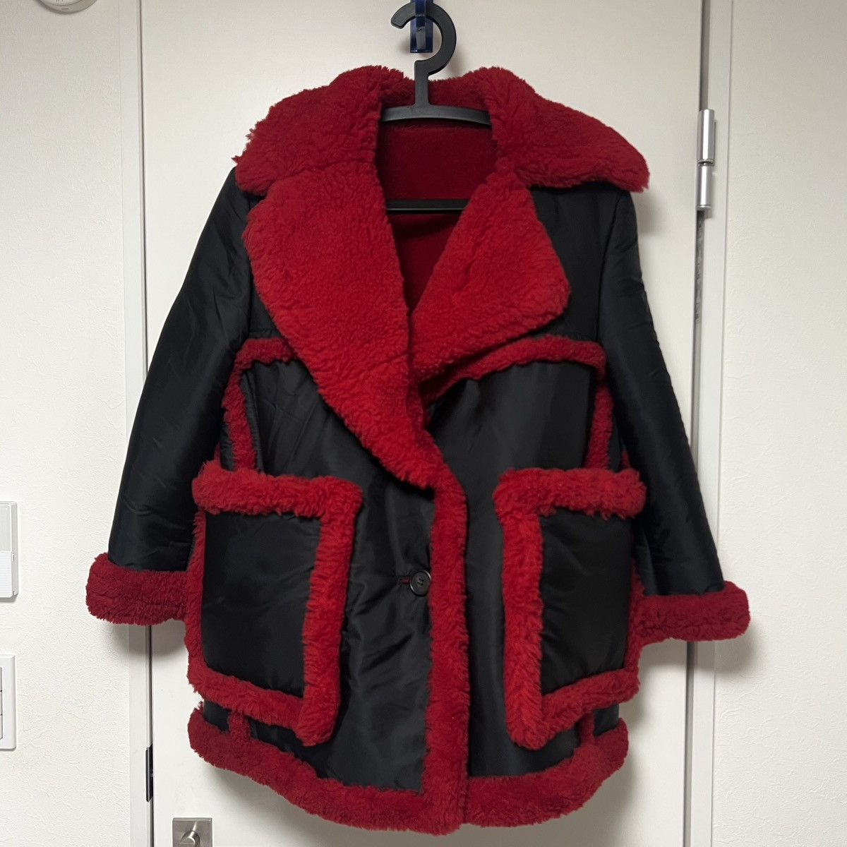 Prada Prada 14AW Shearling Coat Size L / US 10 / IT 46 - 3 Thumbnail