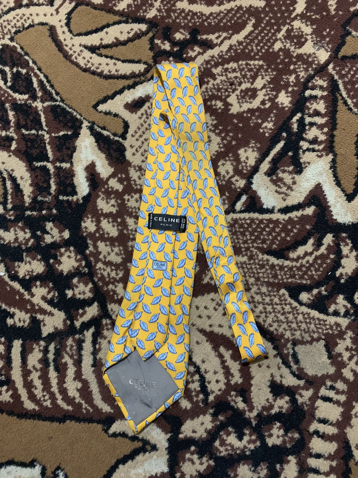 Celine Vintage Ties Celine Monogram Leaf Size ONE SIZE - 2 Thumbnail